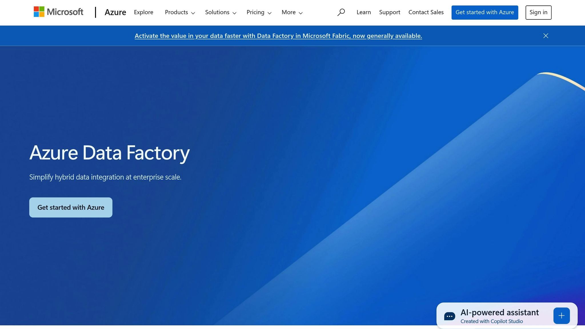 Microsoft Azure Data Factory