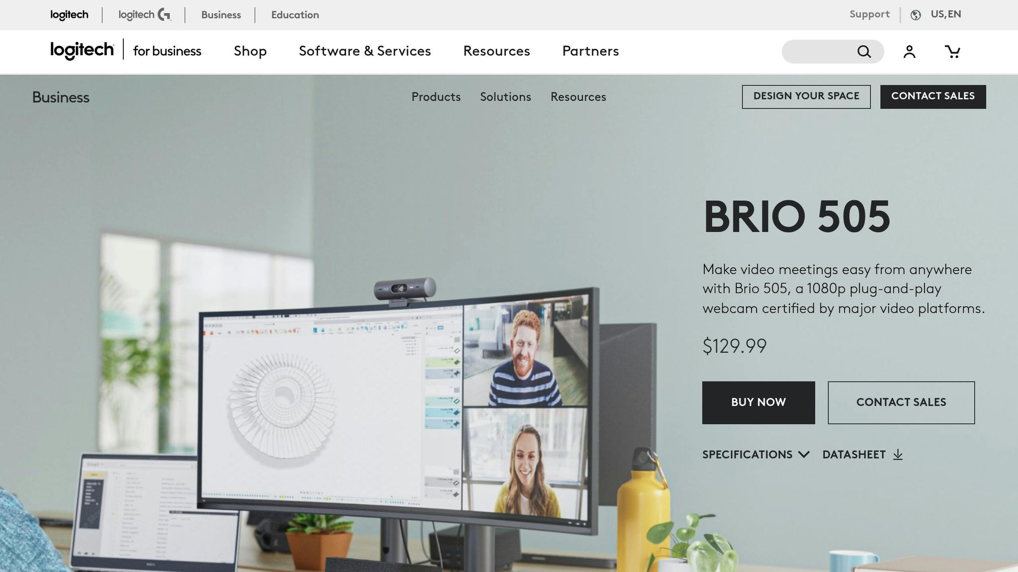 Logitech Brio 505