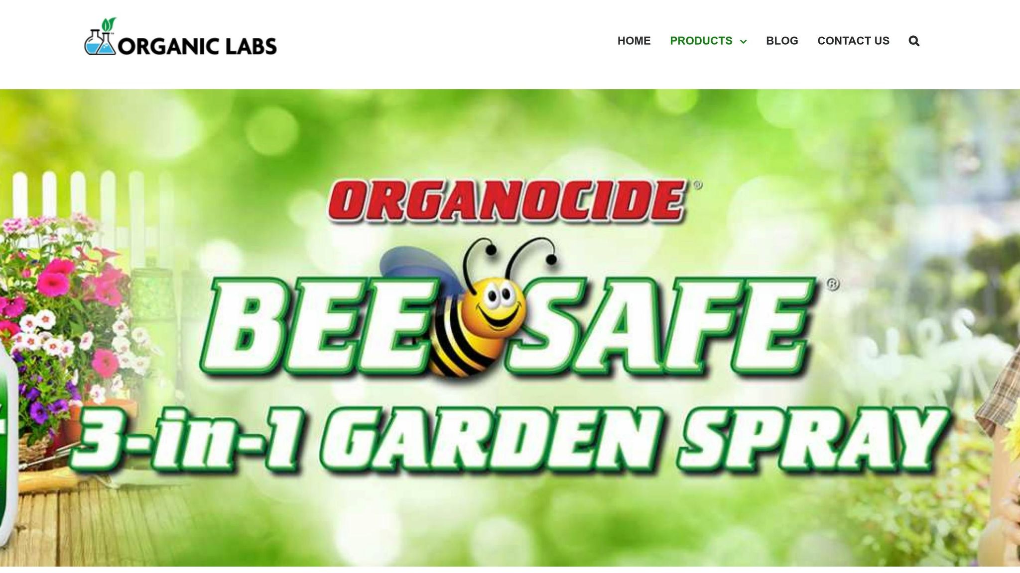 Organocide Bee Safe 3-in-1 Garden Spray
