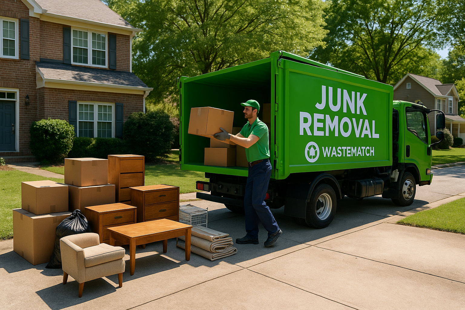 Thumbnail for: Book local junk pickup online in Marietta - no stress.