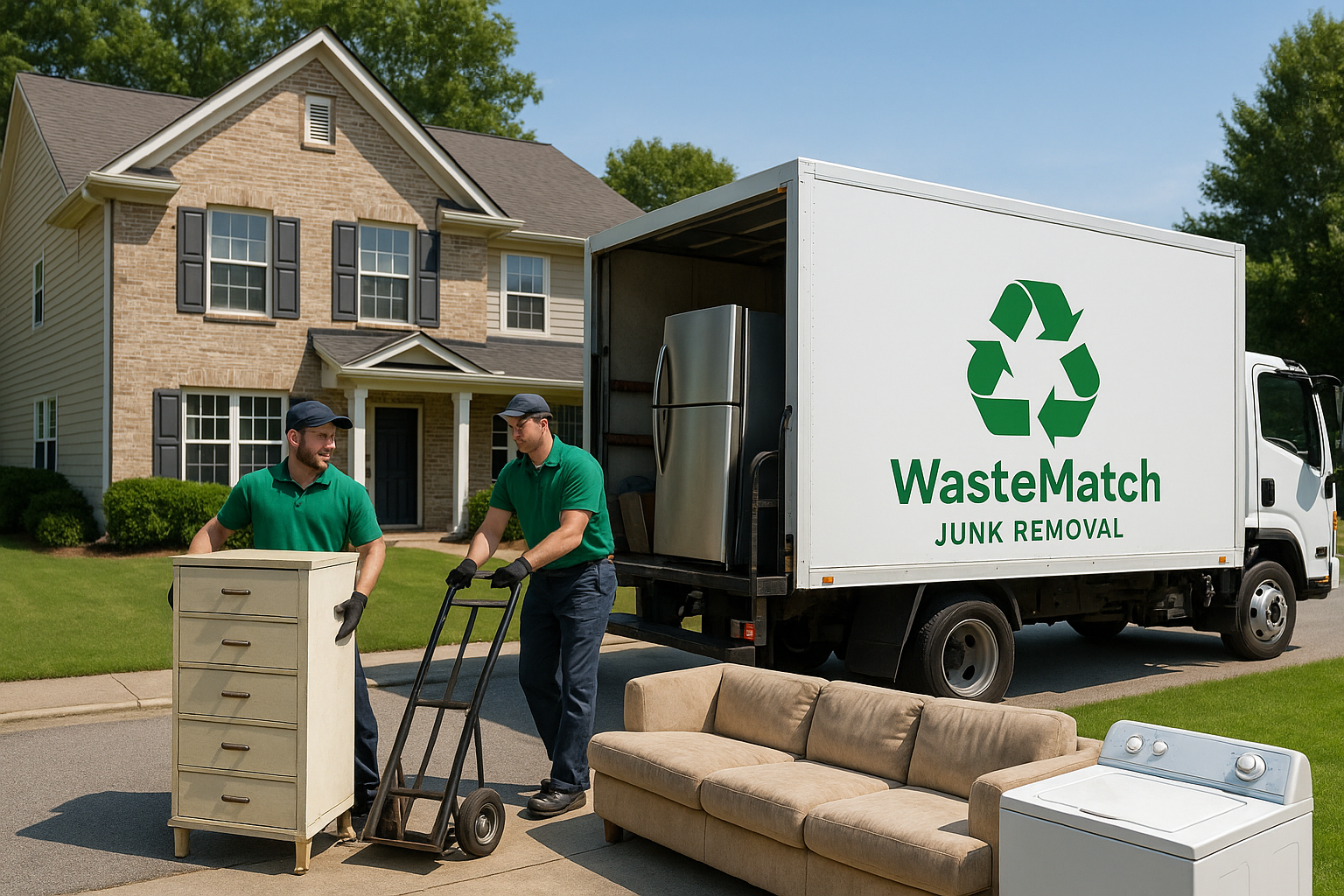 Thumbnail for: Need to haul bulk junk from your rentals in Kennesaw? WasteMatch can handle it.