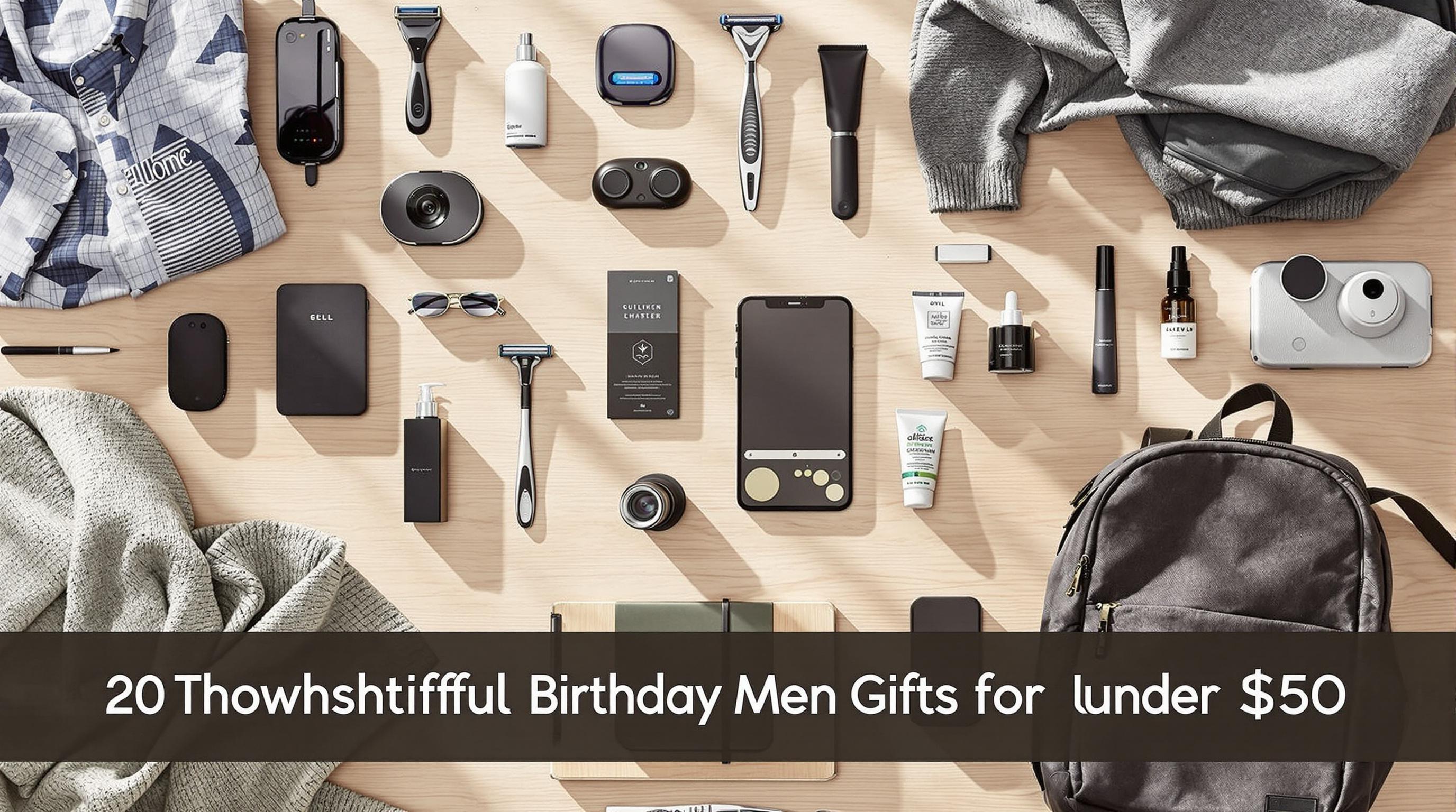 20 Birthday Gifts for Him Under $50