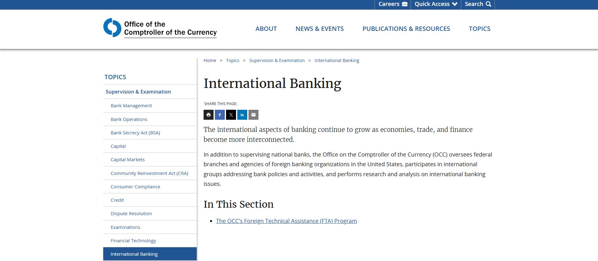 international banking