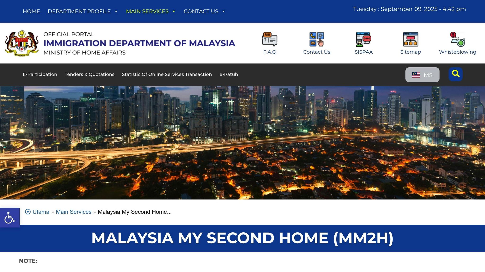 Malaysia immigration department