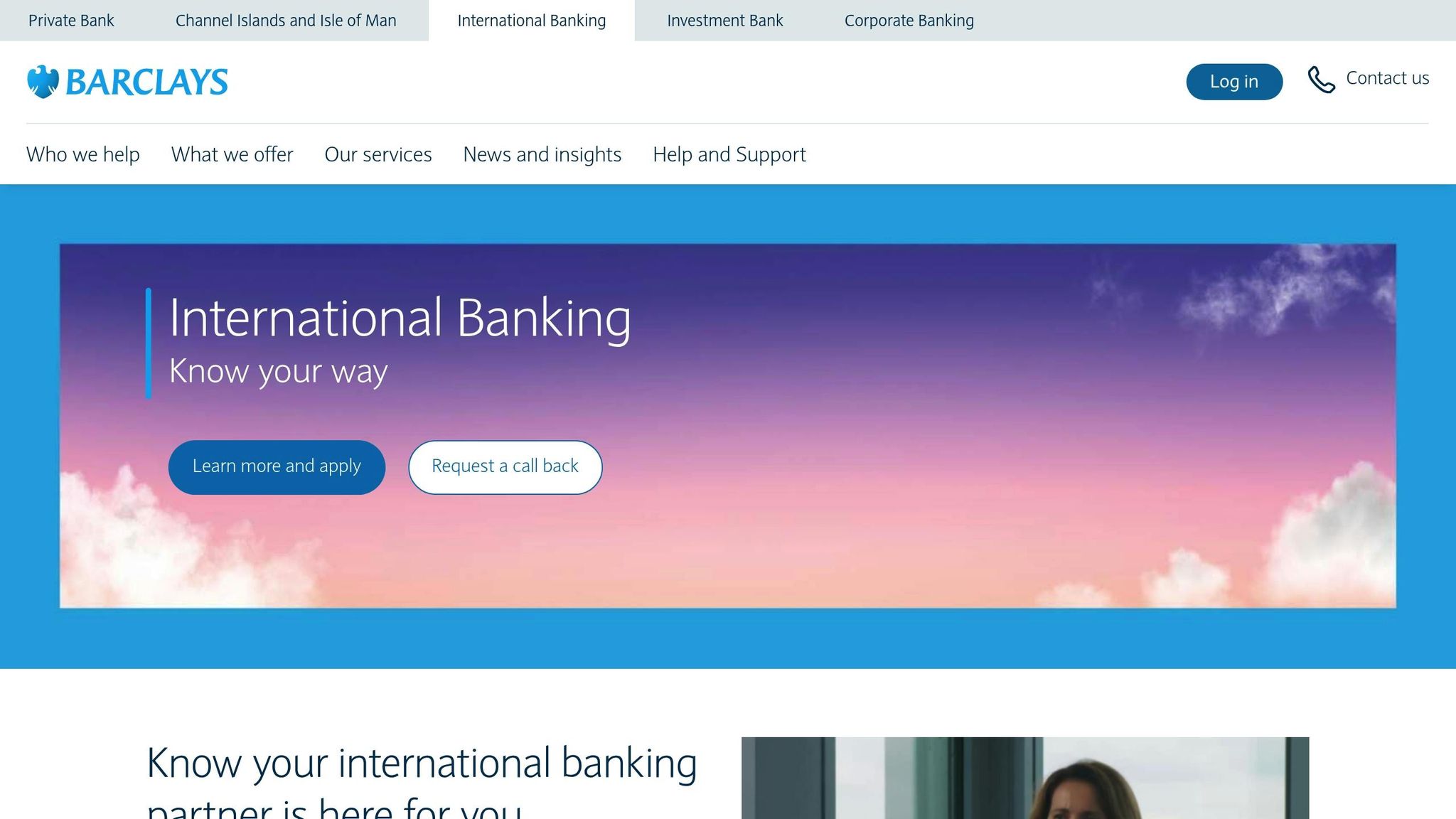 Barclays international banking