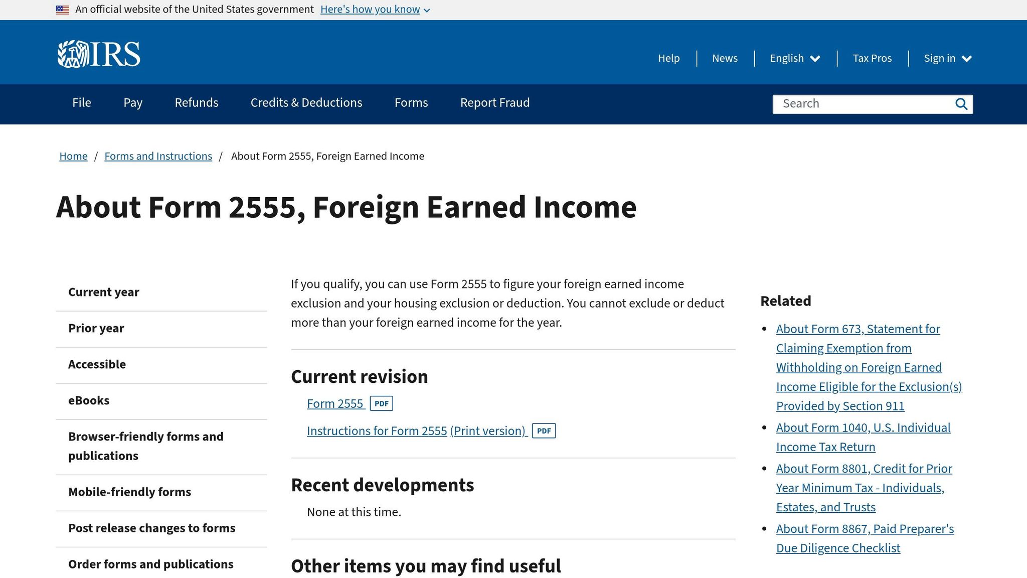 Form 2555