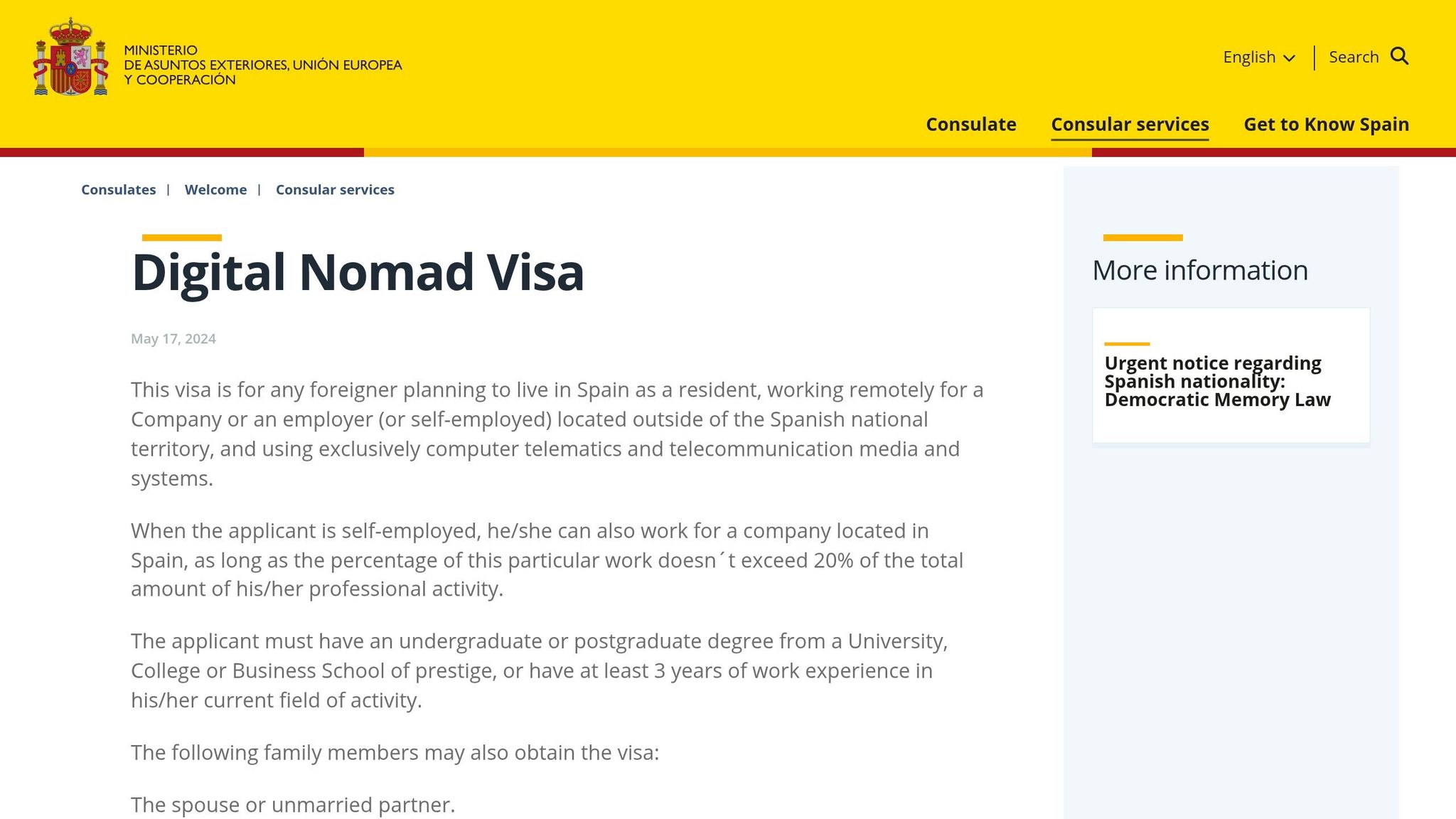 Digital nomad visa