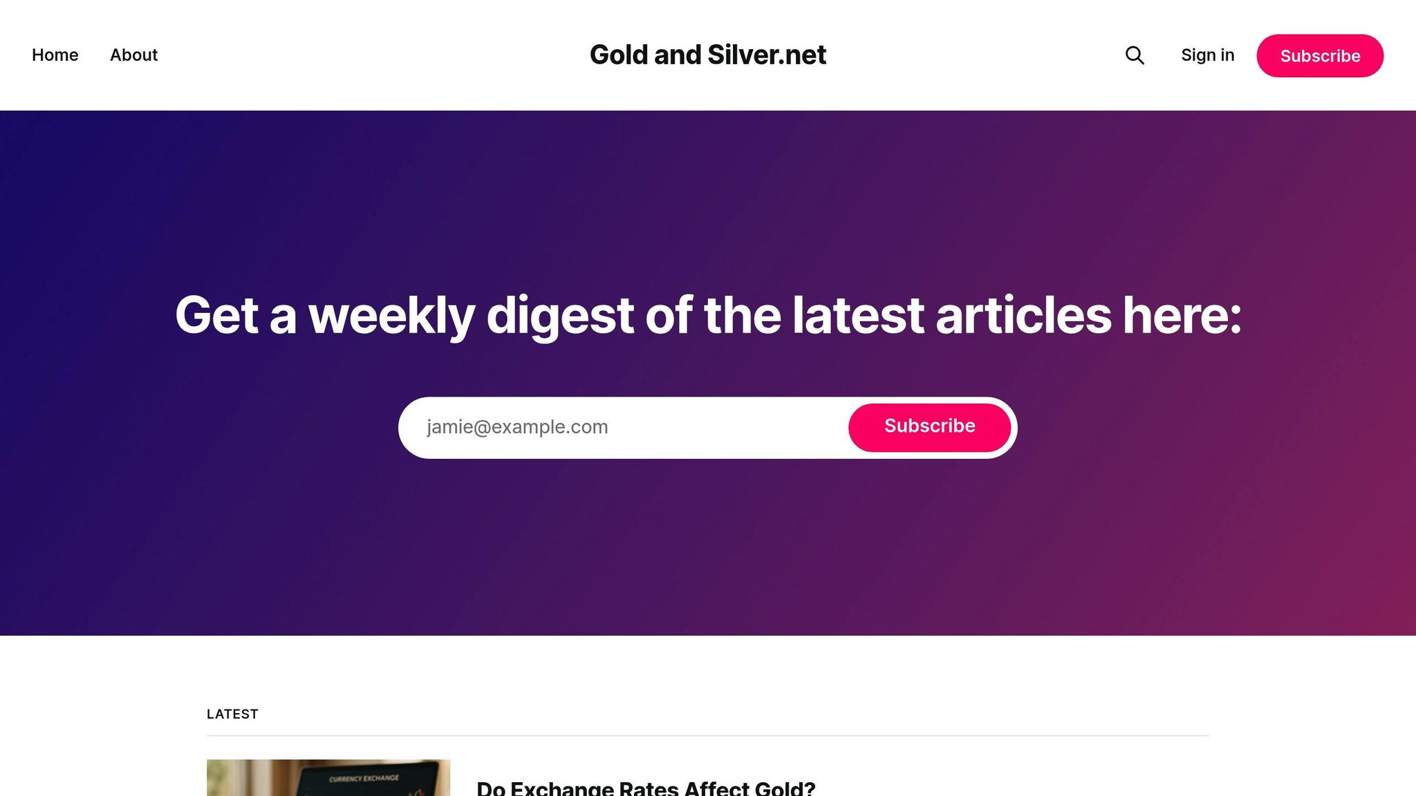 Gold and Silver.net