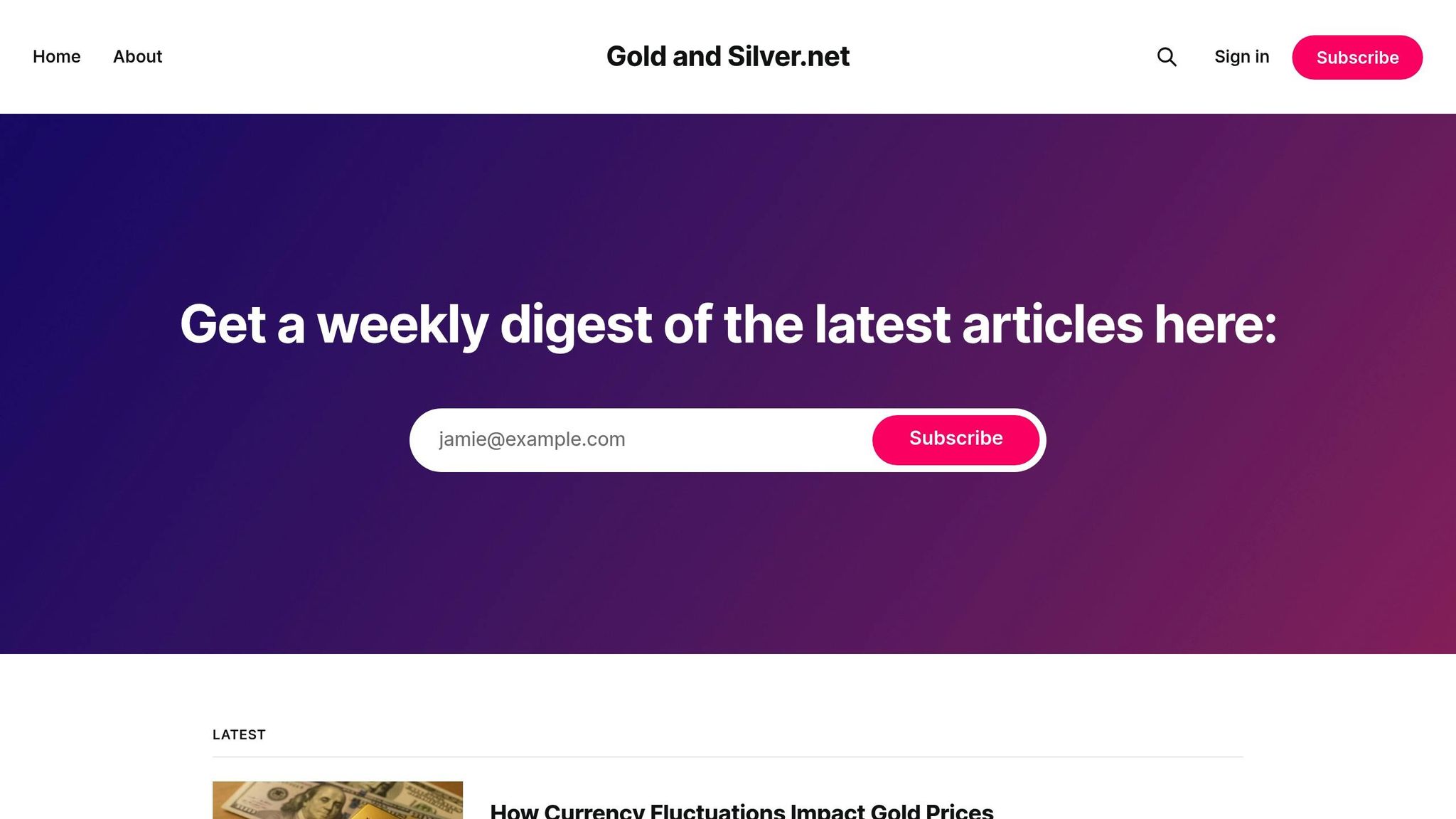 Gold and Silver.net