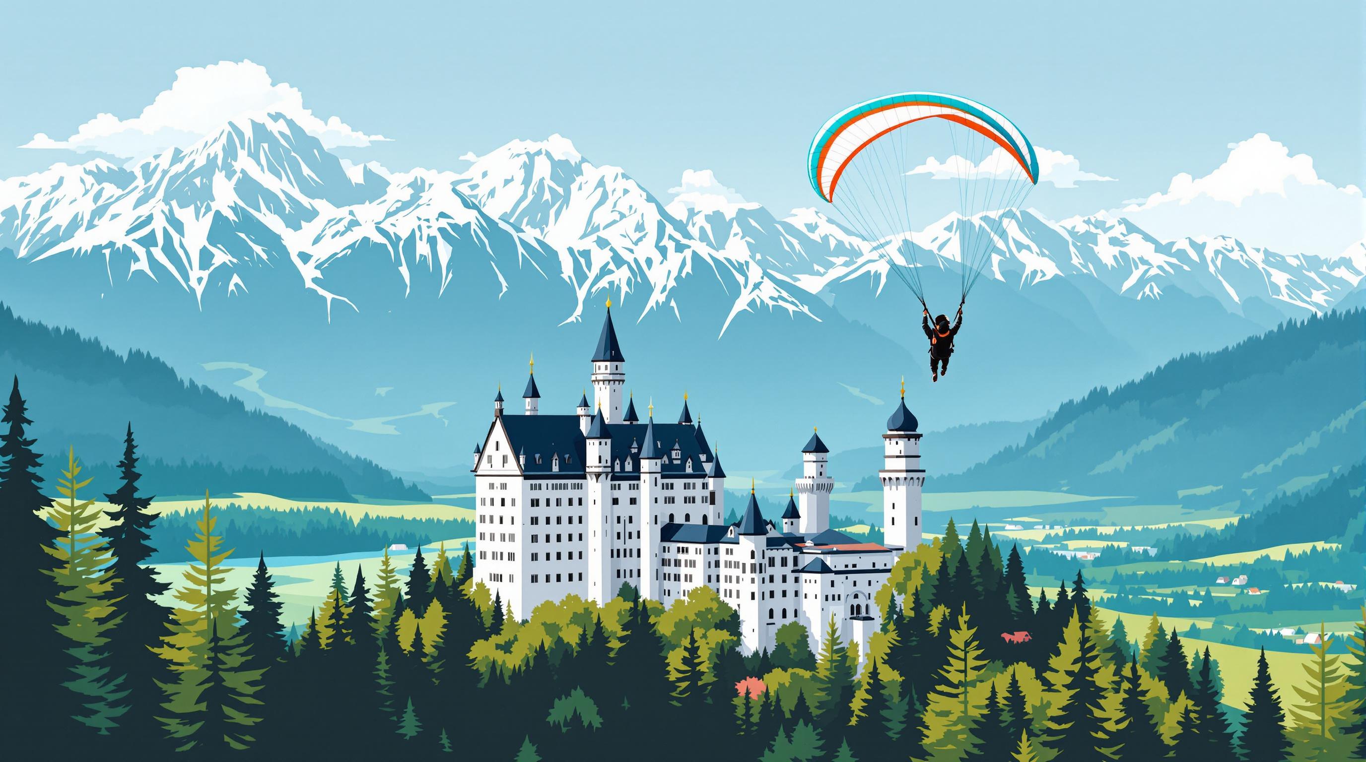 Paragliding Neuschwanstein Castle: Bavarian Alps Guide