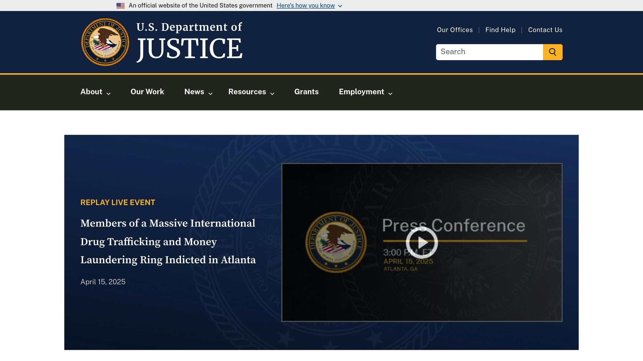 Department of Justice