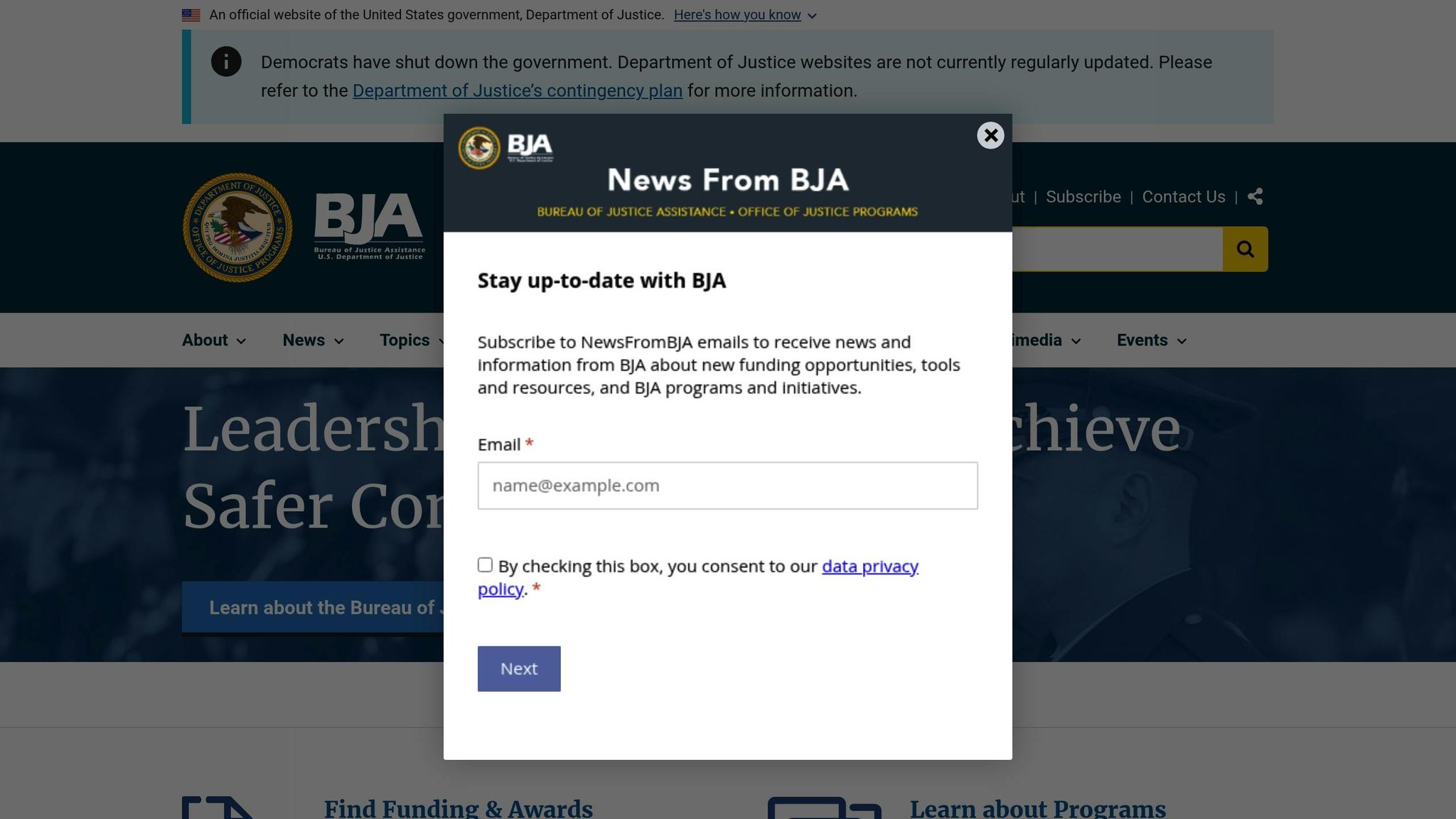 Bureau of Justice Assistance