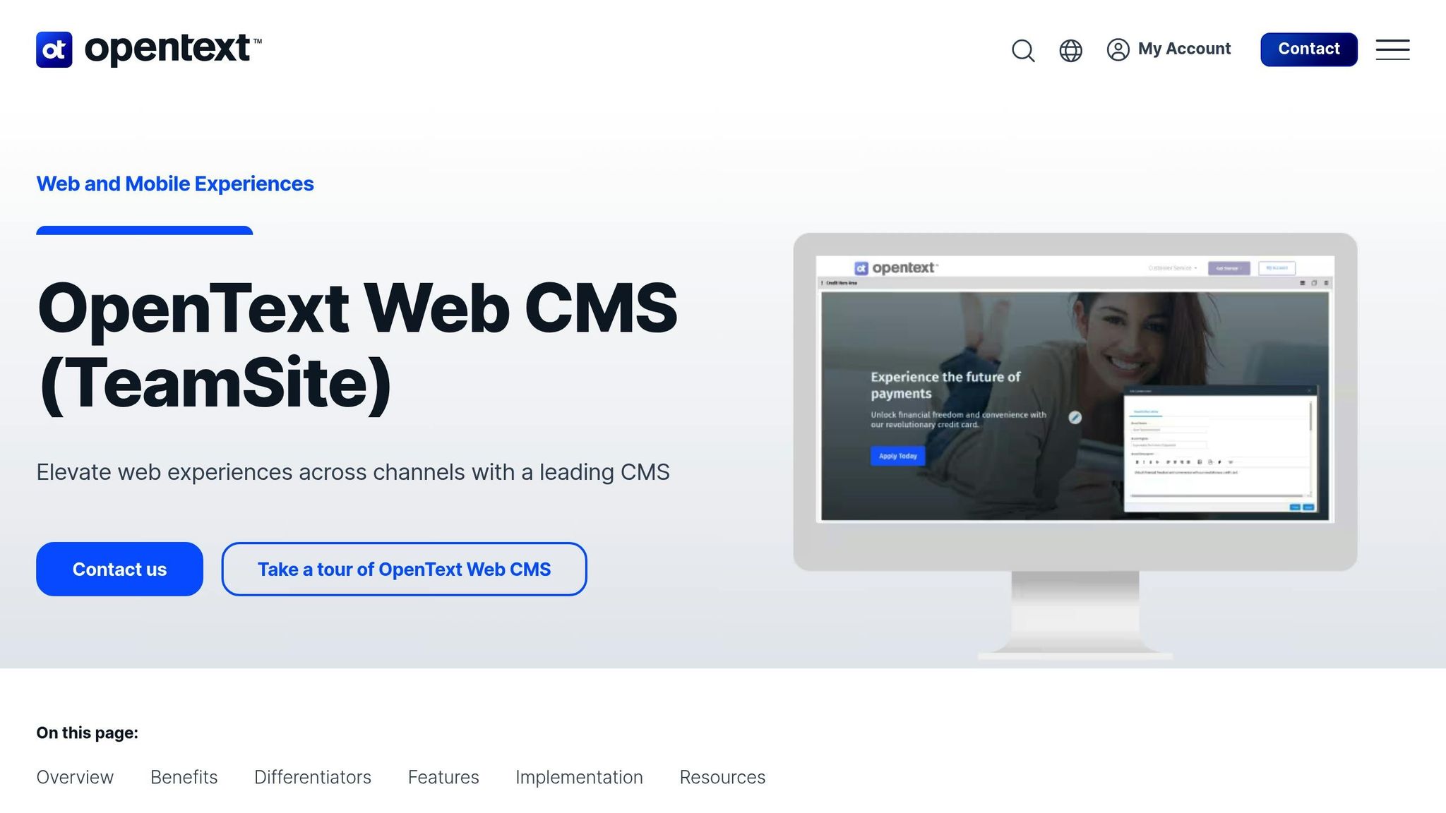 OpenText Web CMS