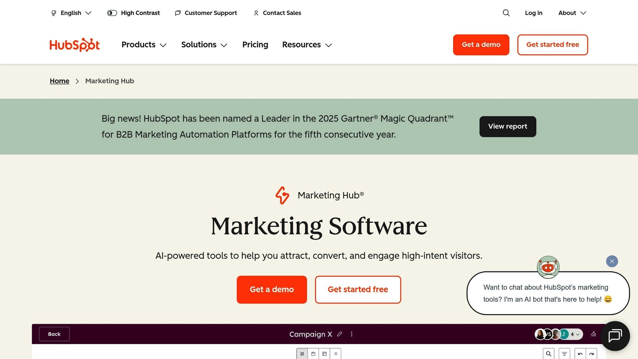 HubSpot Marketing Hub