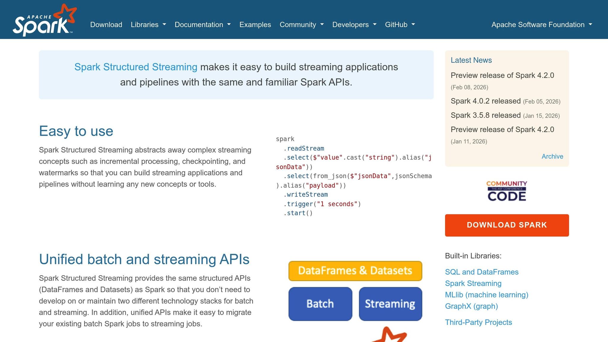 Spark Structured Streaming