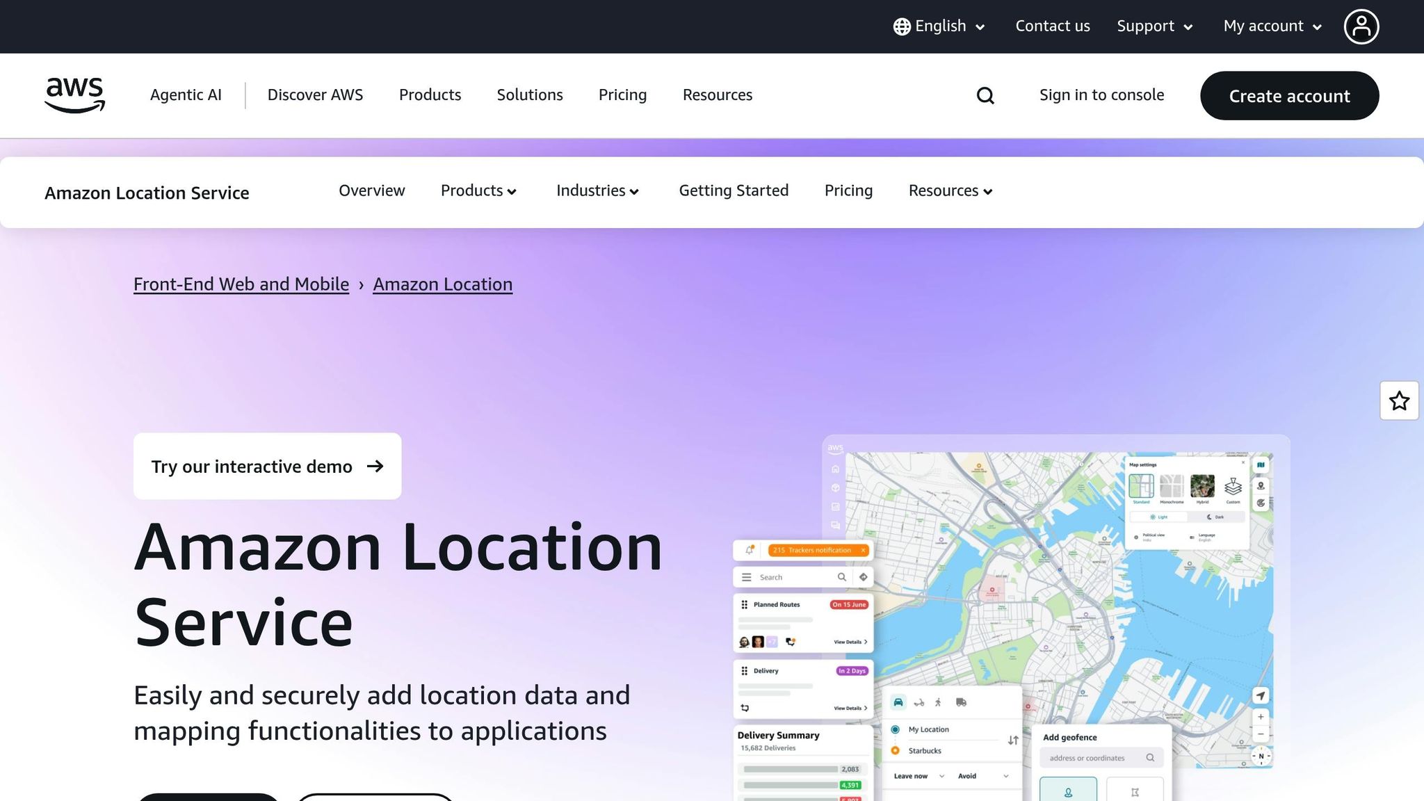 AWS Location Services