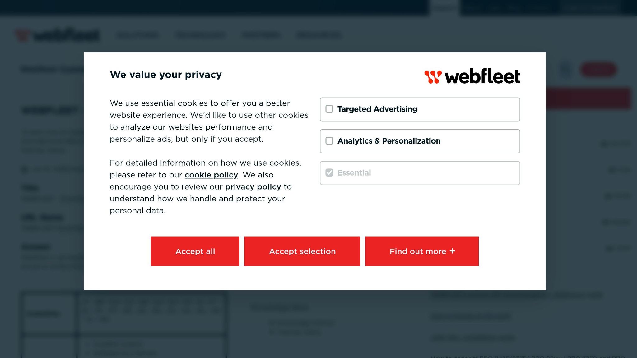 Webfleet