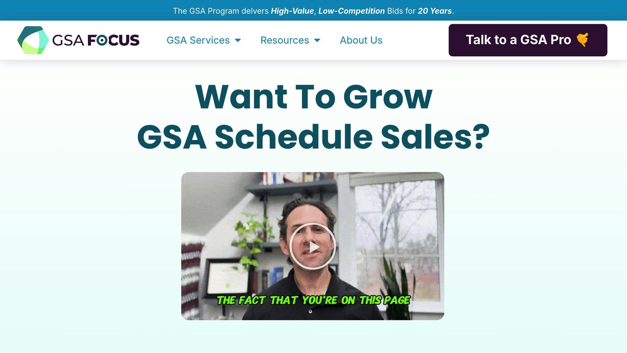 GSA Focus