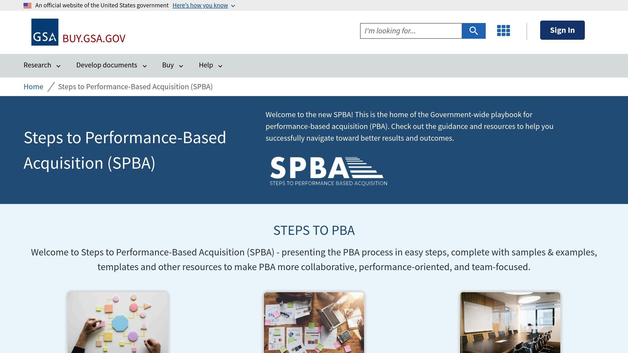 Steps to Performance-Based Acquisition