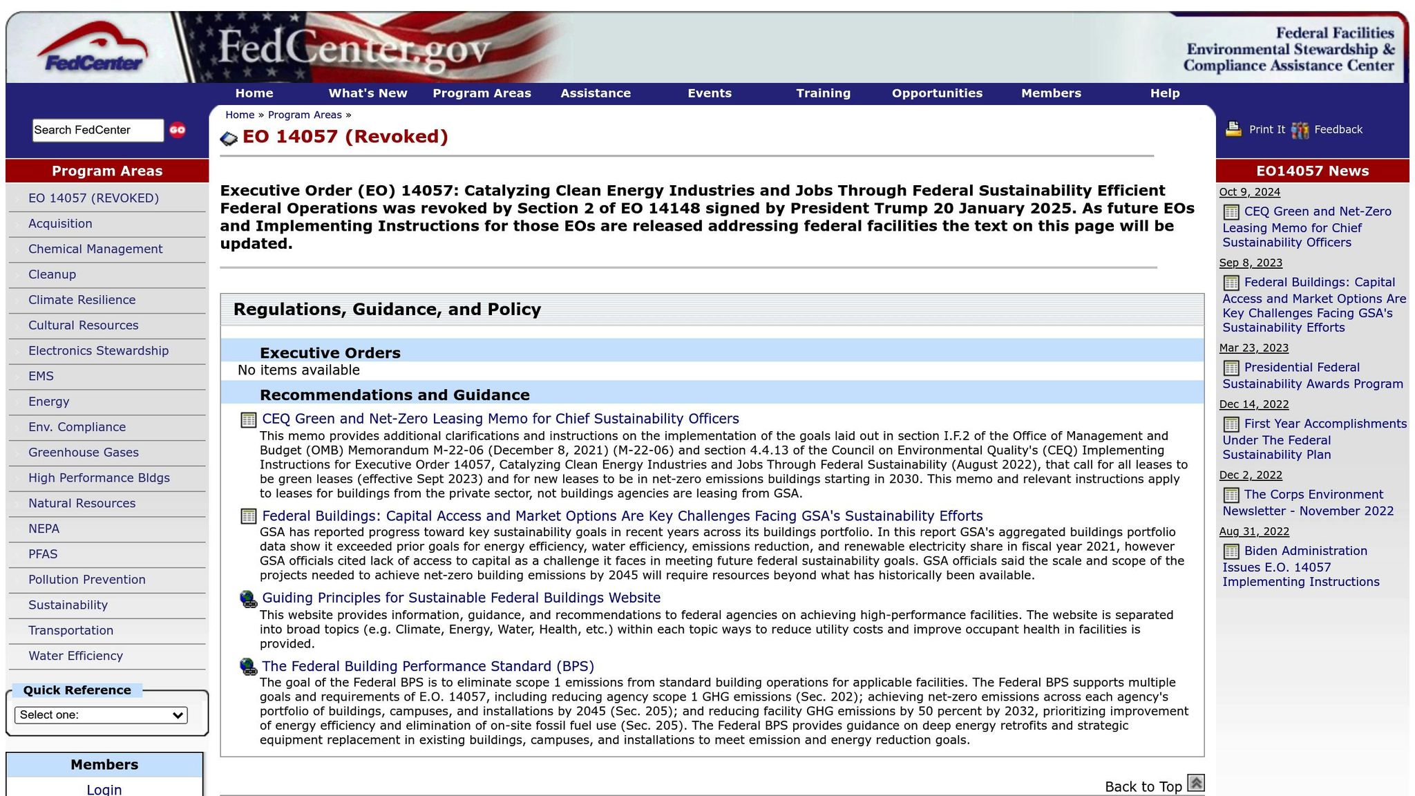 Executive Order 14057