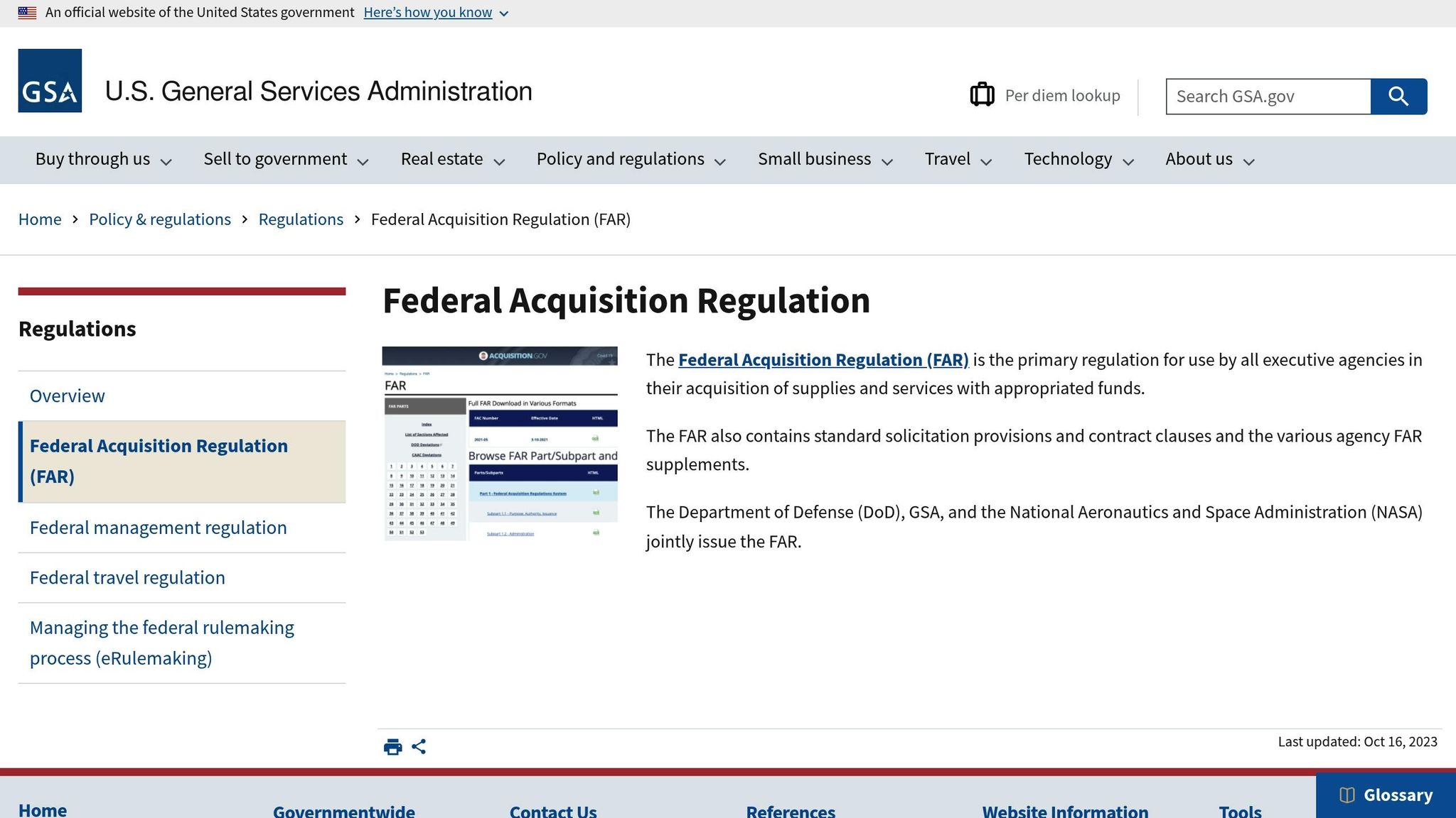 Federal Acquisition Regulation