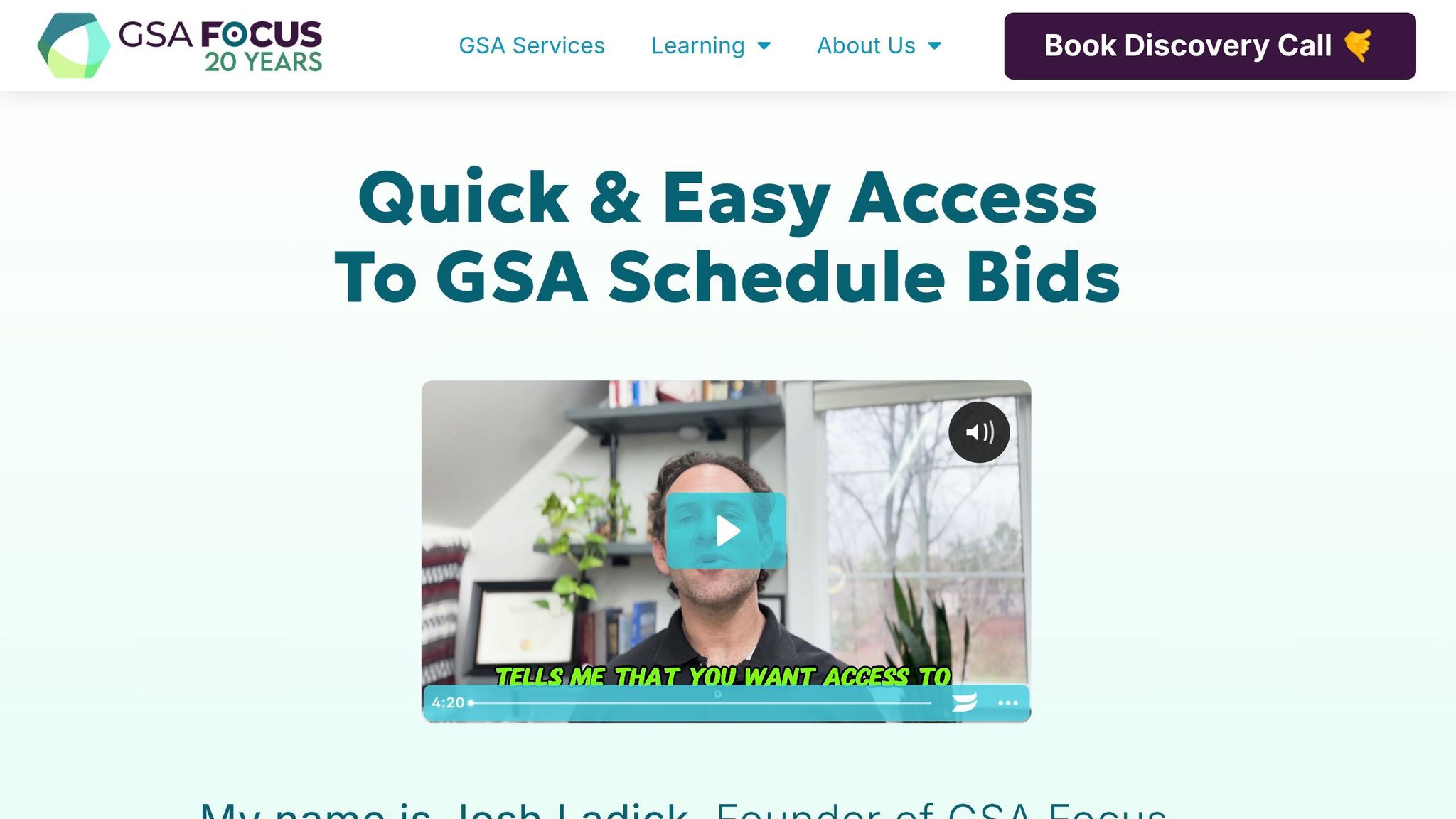 GSA Focus
