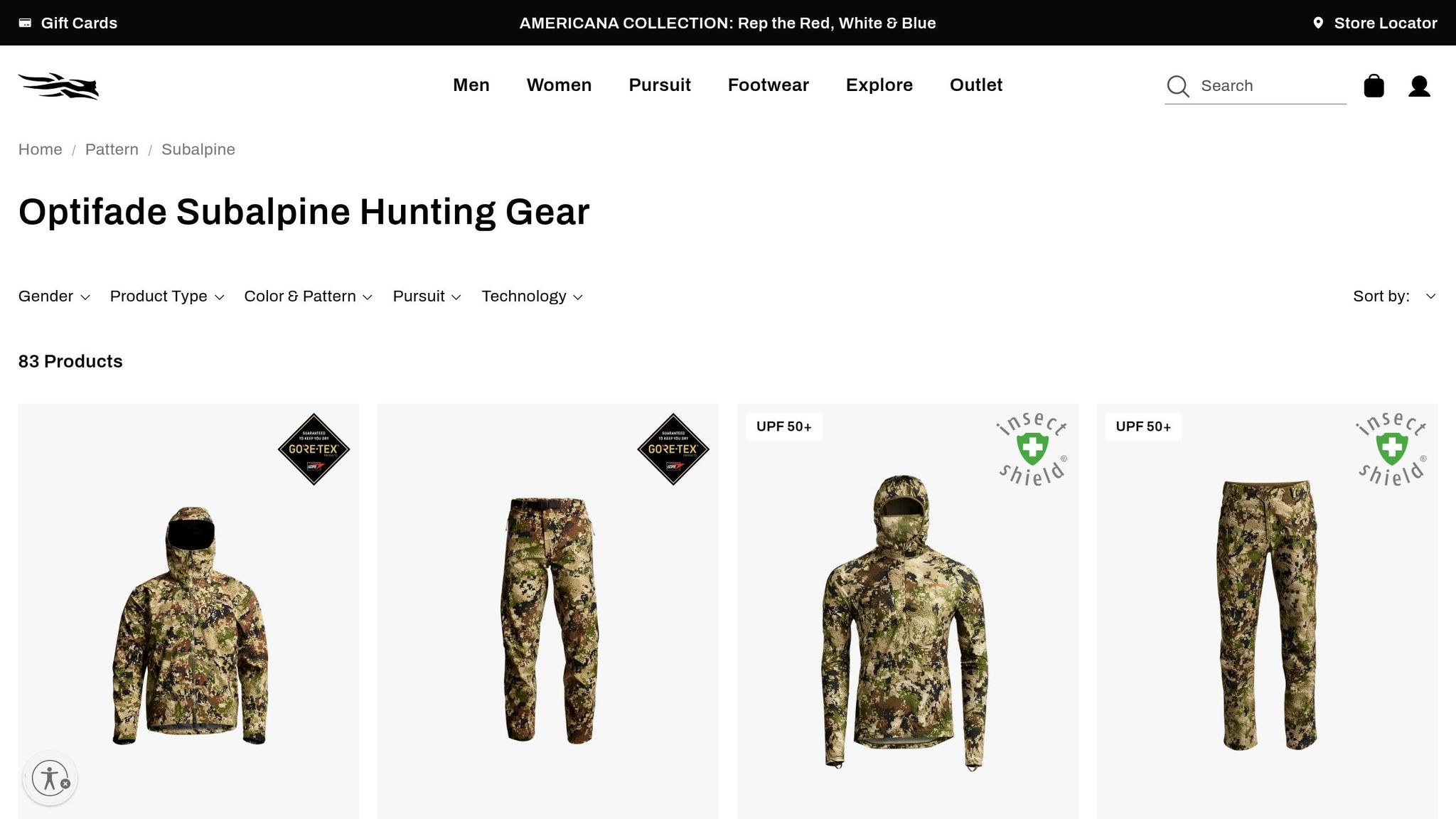 Sitka Optifade Subalpine