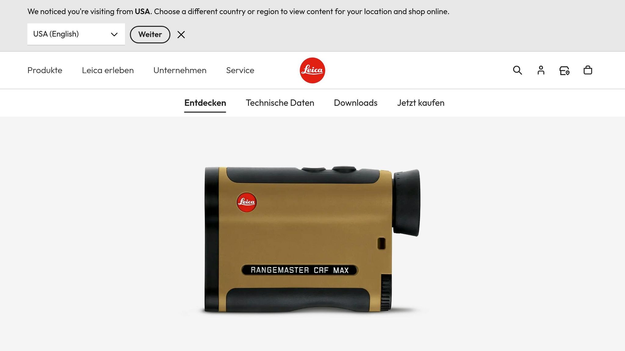 Leica Rangemaster CRF MAX