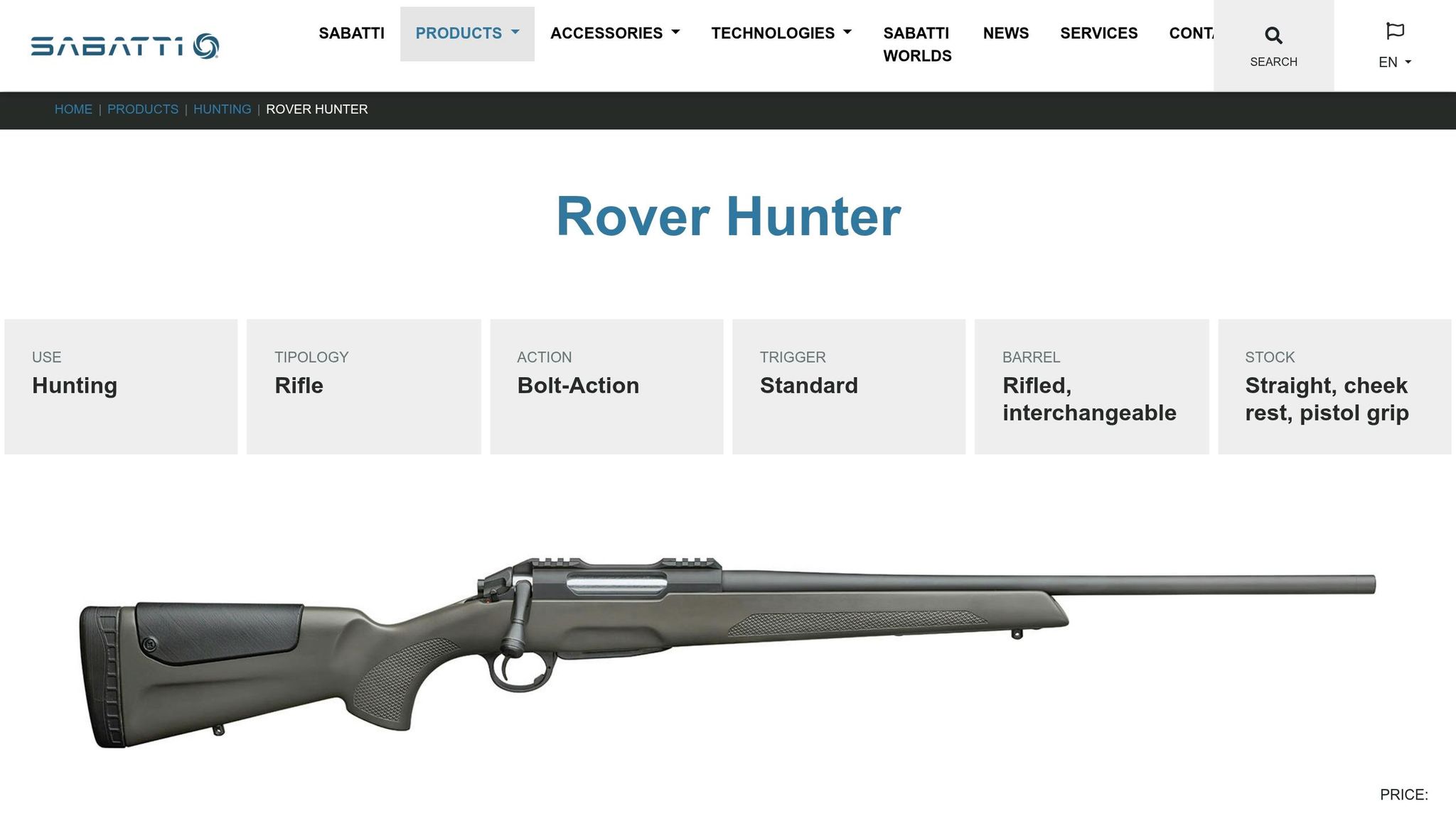Sabatti Rover Hunter LR