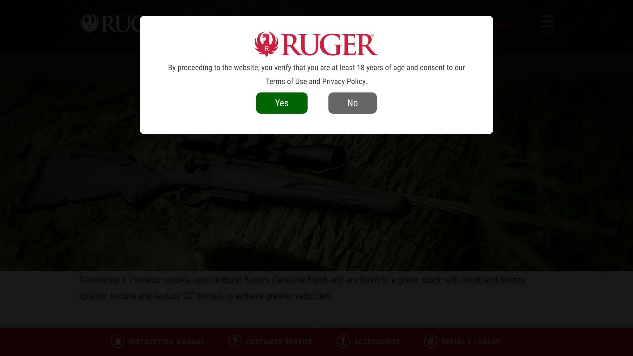 Ruger American Rifle Predator