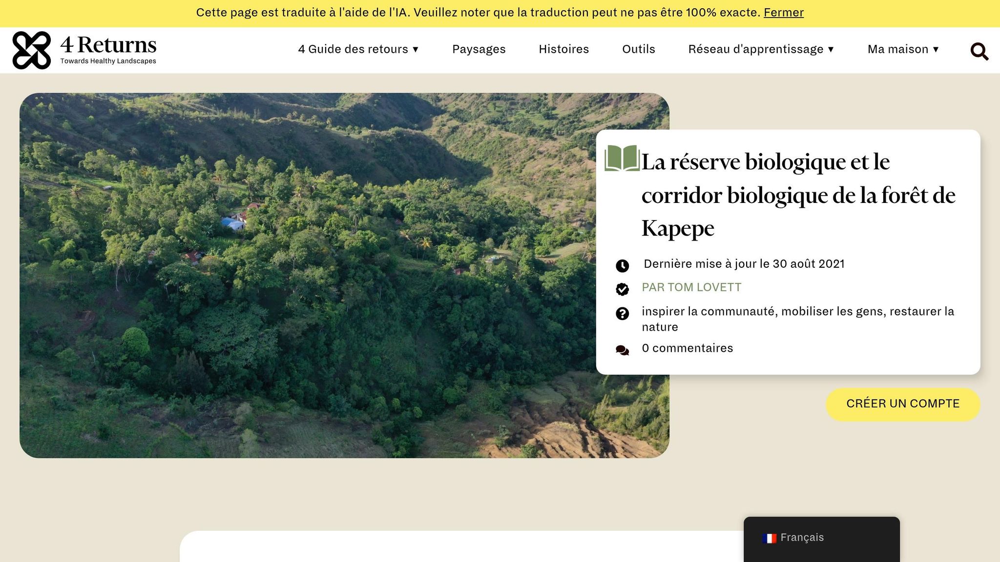 Réserve Biologique de Kapepe