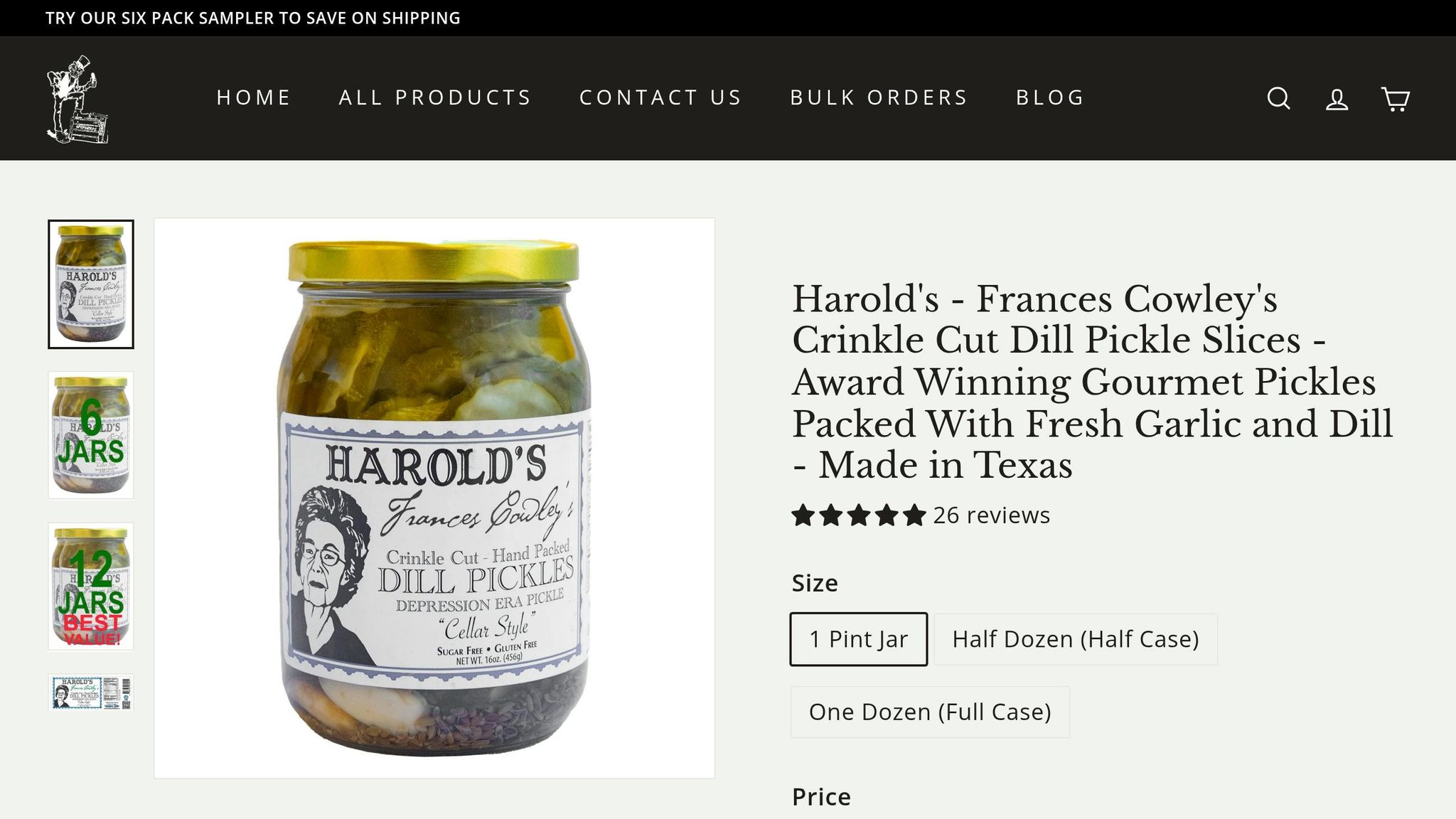 Francis Cowley's Dill Pickles