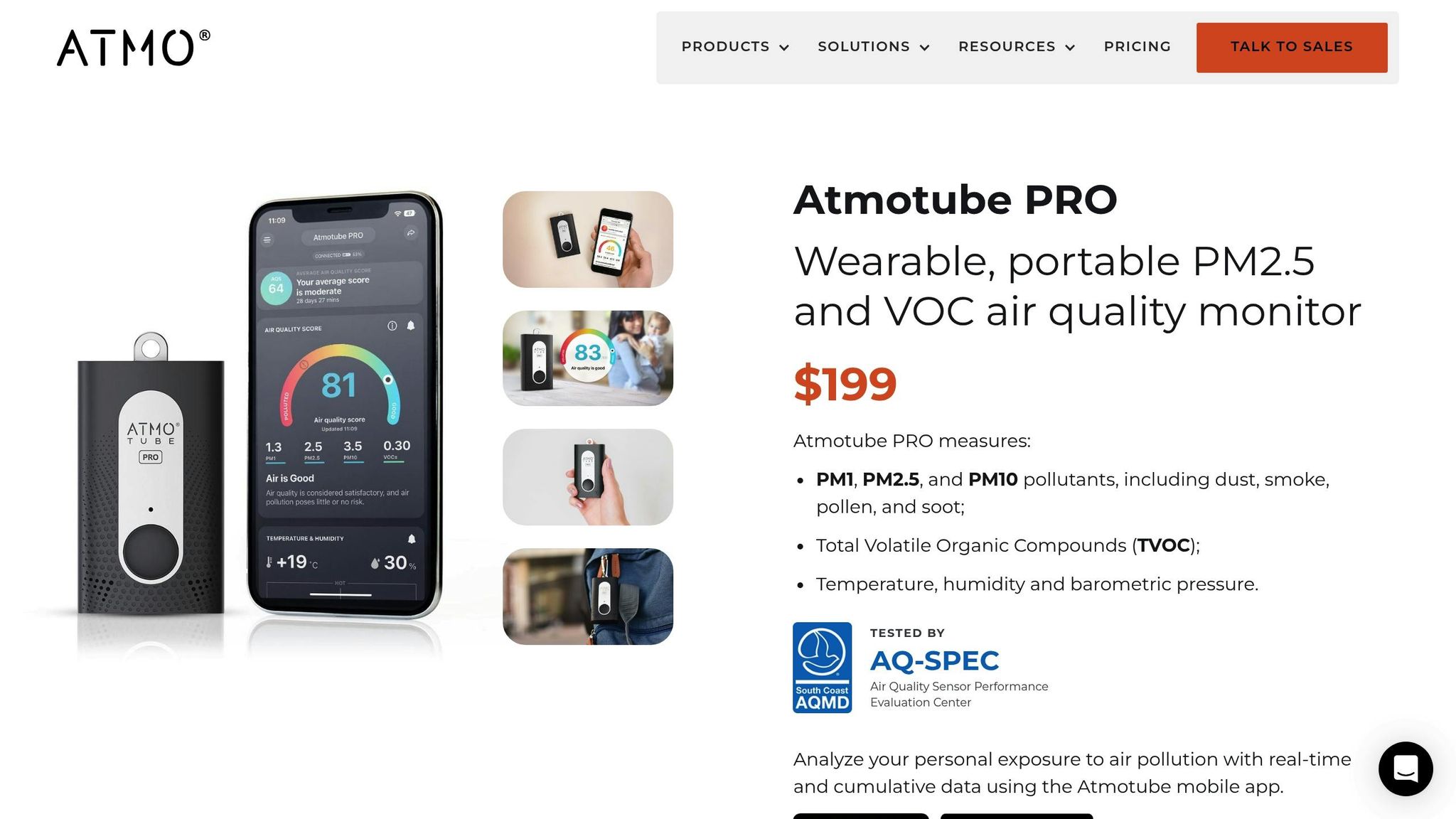 Atmotube Pro