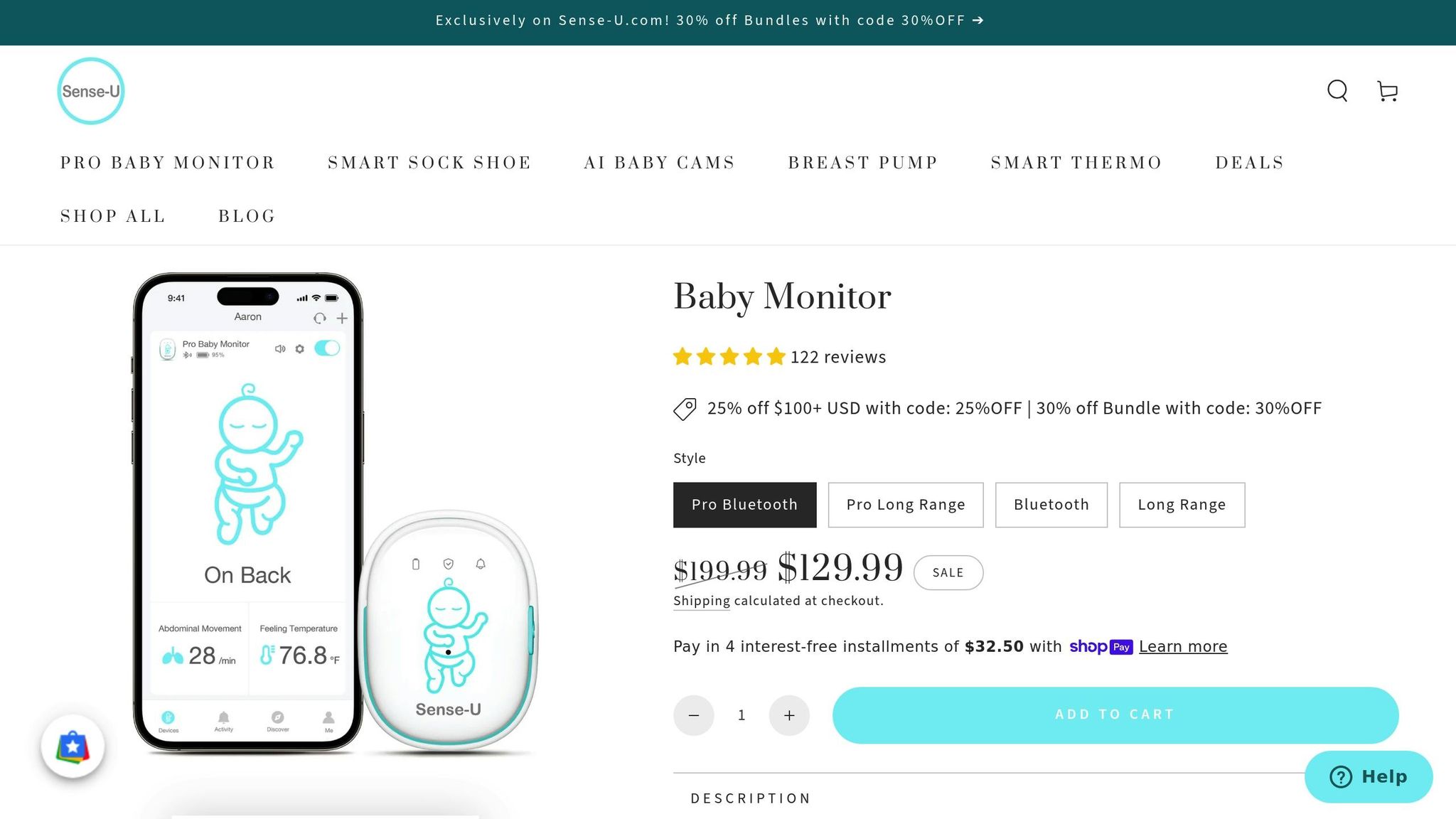 Sense-U Smart Baby Monitor