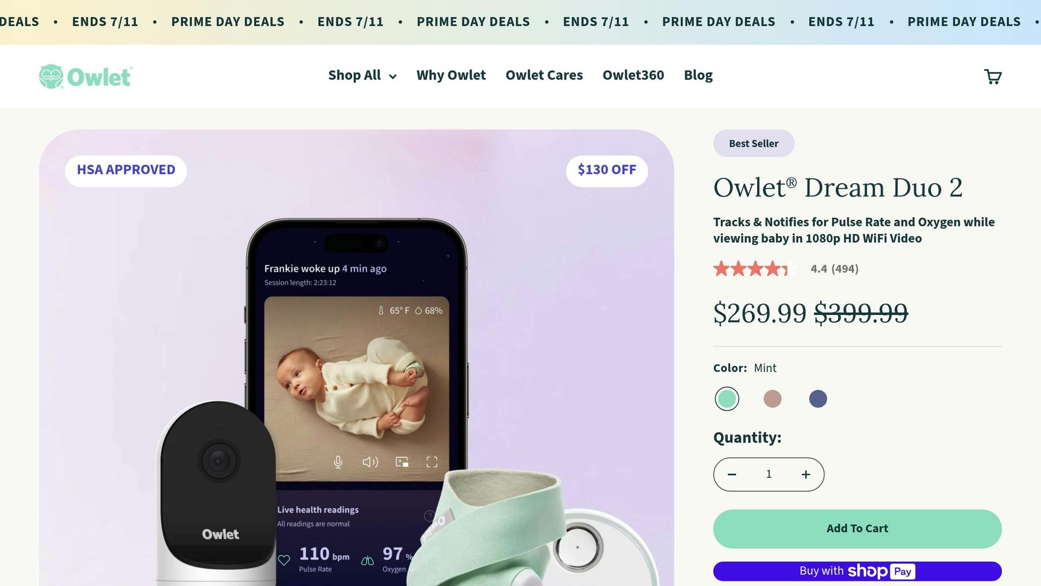 Owlet Dream Duo 2