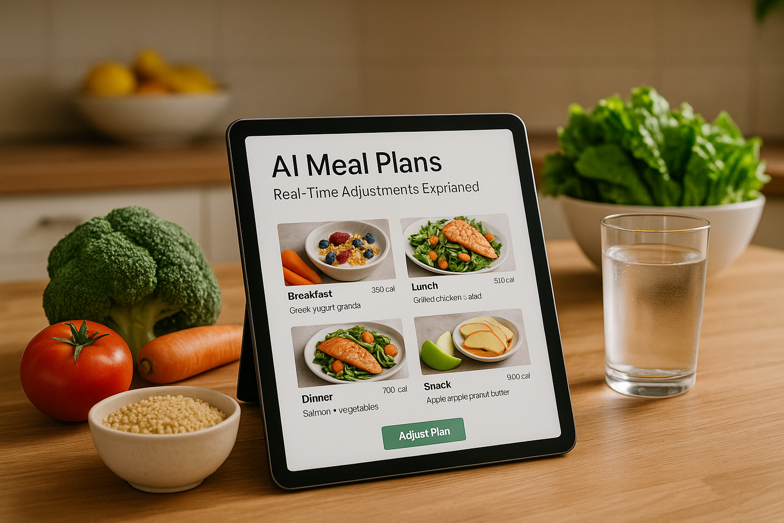 AI Meal Plans: Real-Time Adjustments Explained