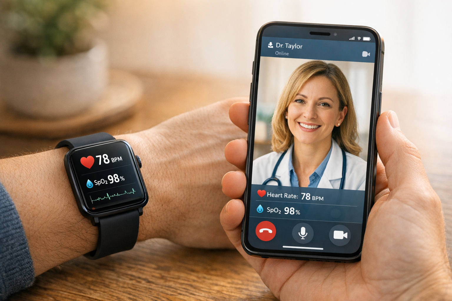 Wearable Data in Telehealth Consultations