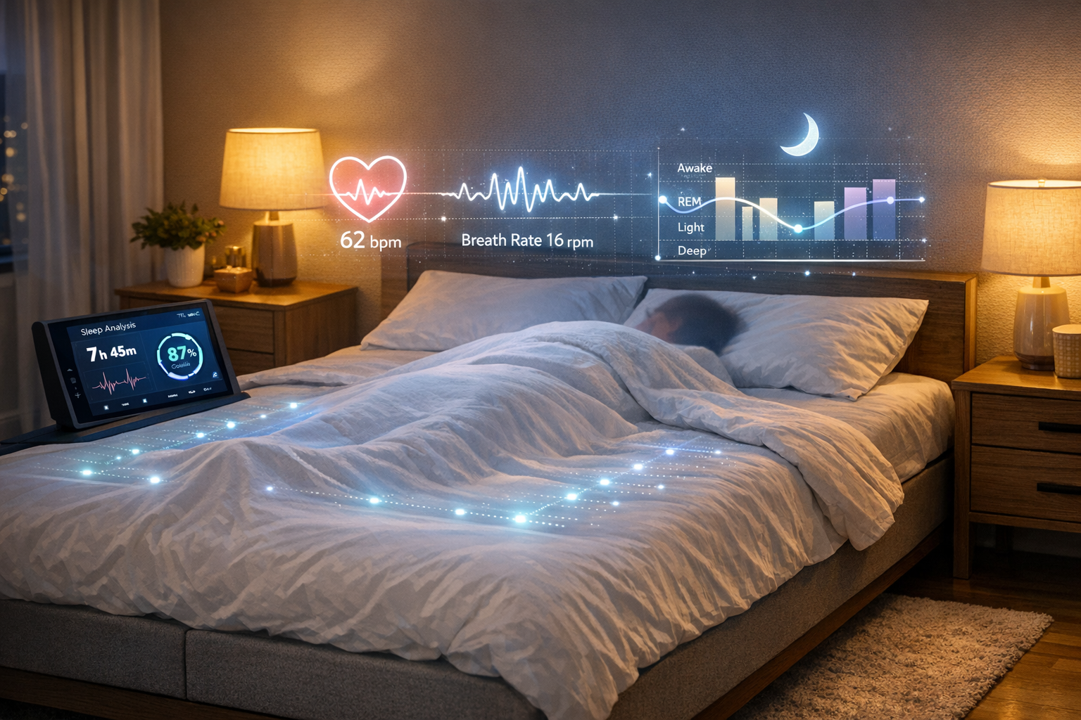 How AI Detects Sleep Disorders in Smart Beds