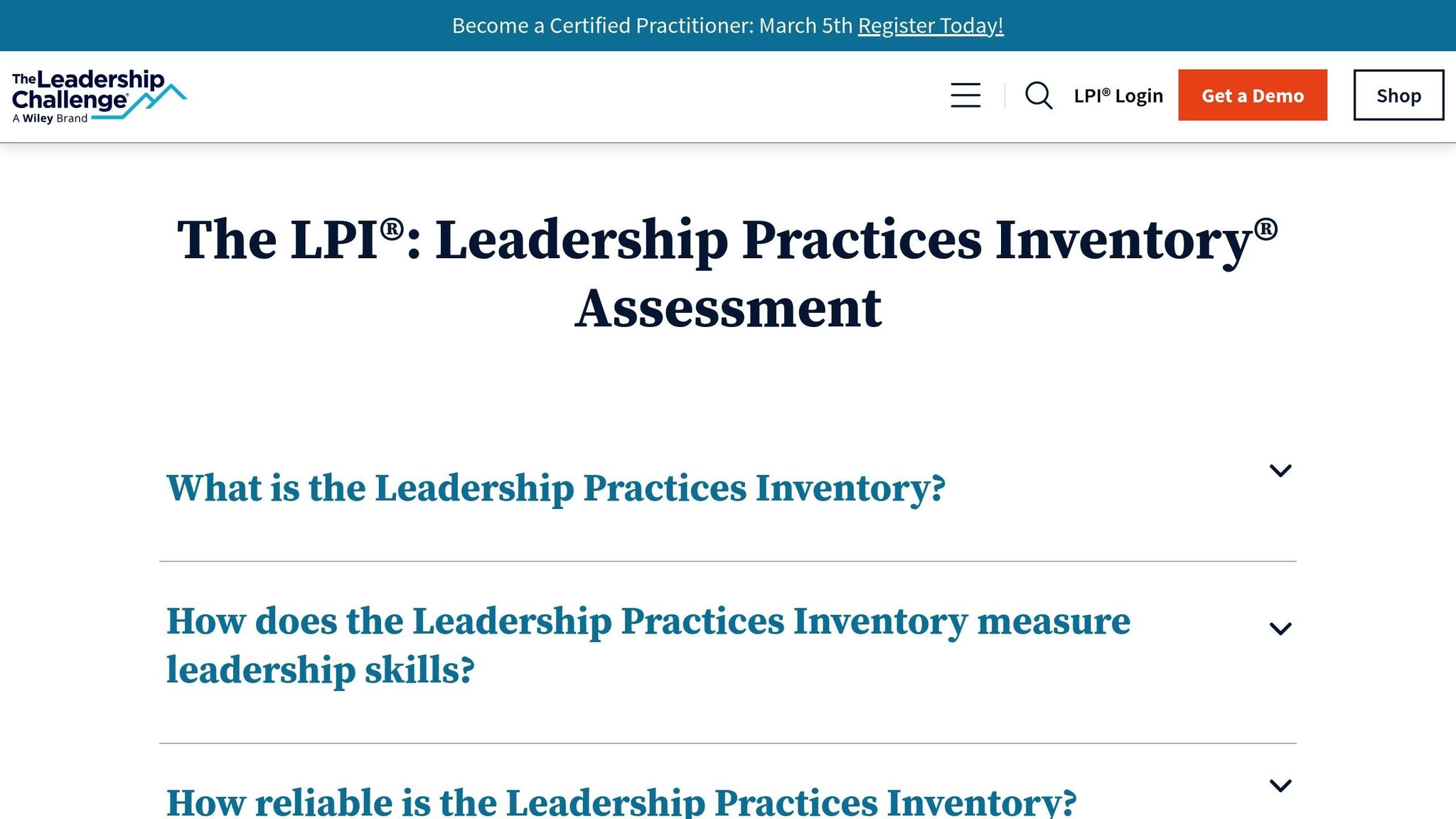 Leadership Practices Inventory