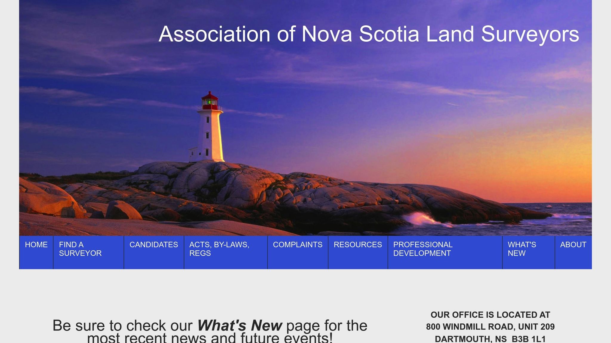 Nova Scotia Land Surveyor