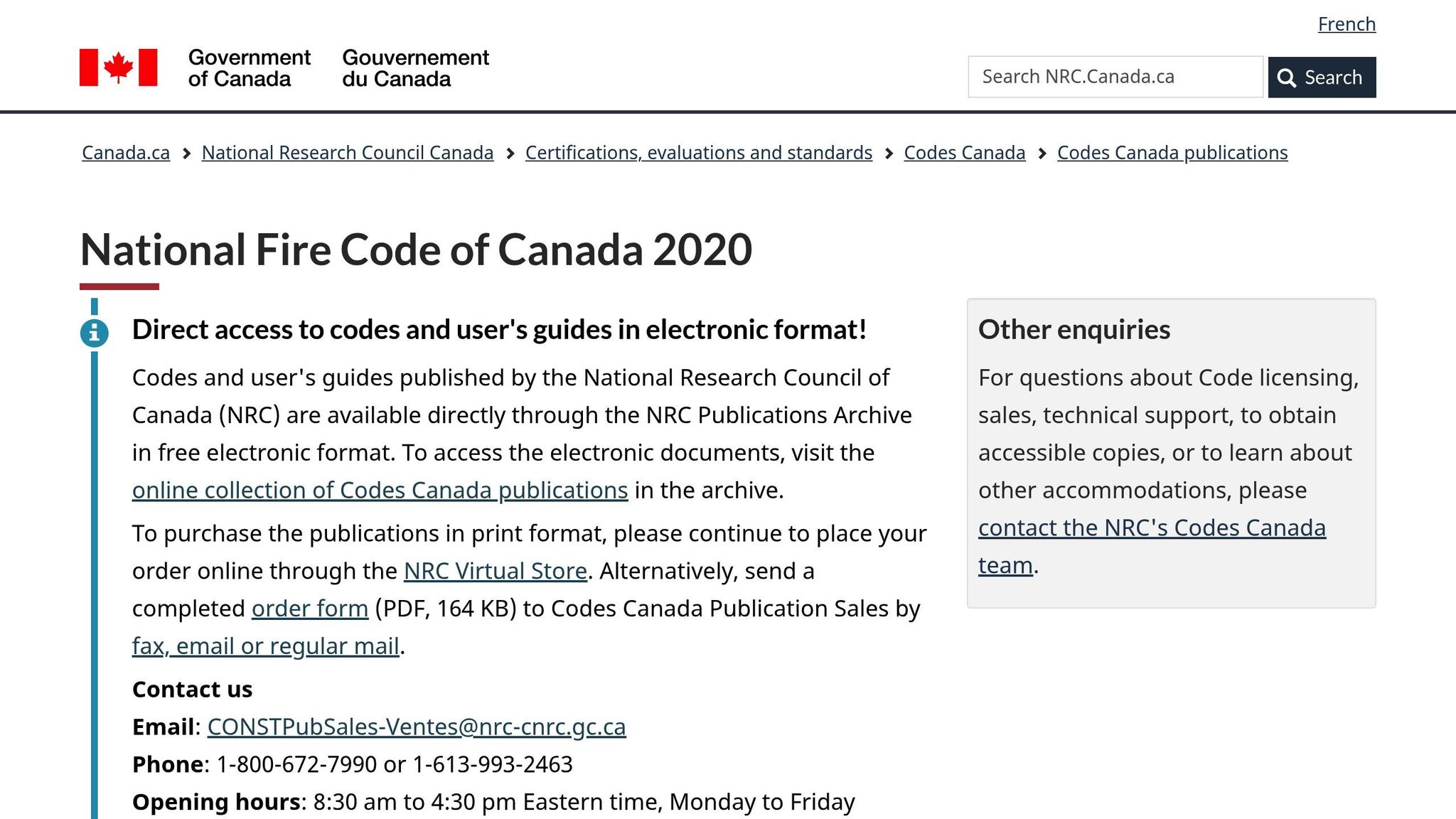 National Fire Code