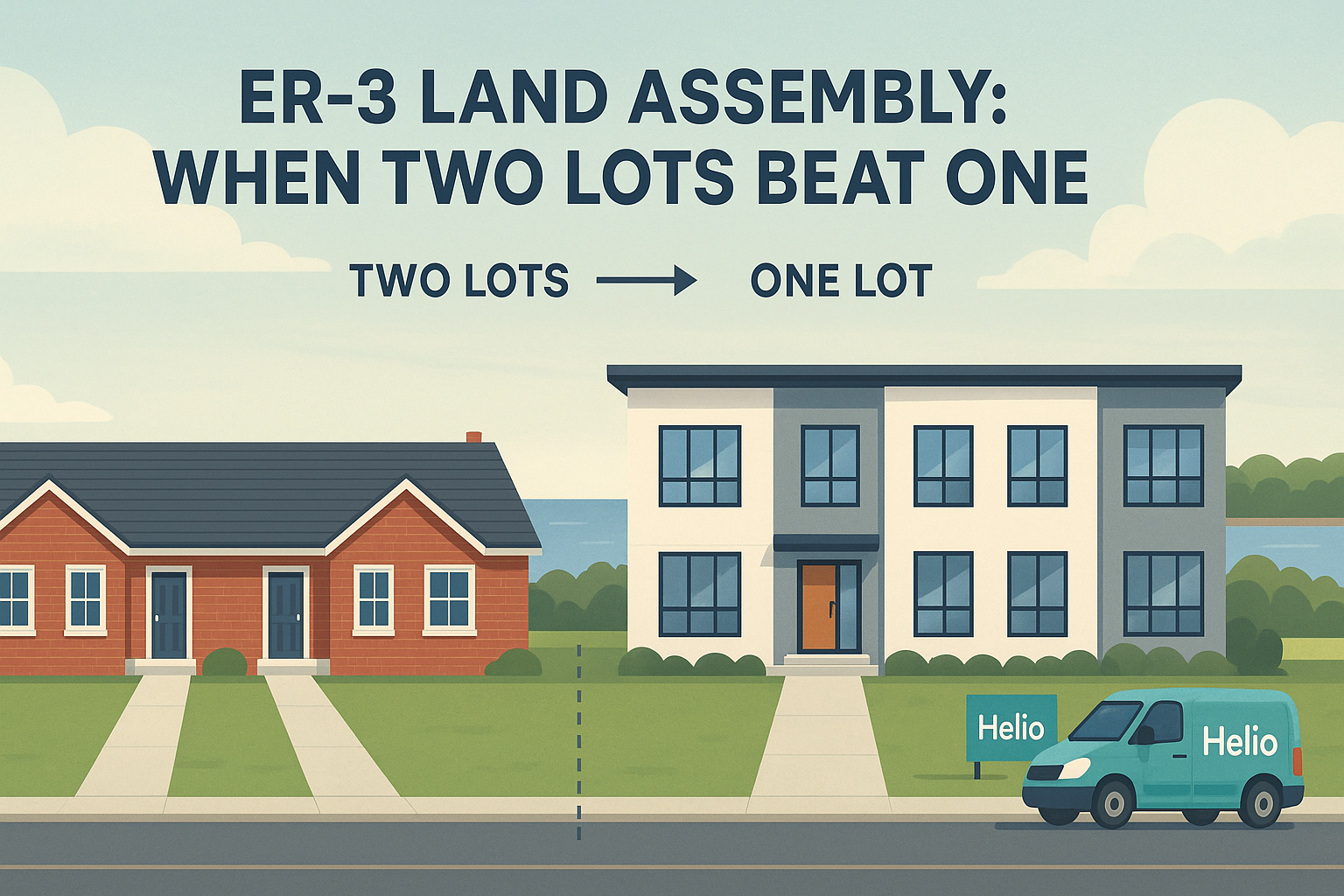 ER-3 (ER3) Land Assembly: When Two Lots Beat One - Yield Math