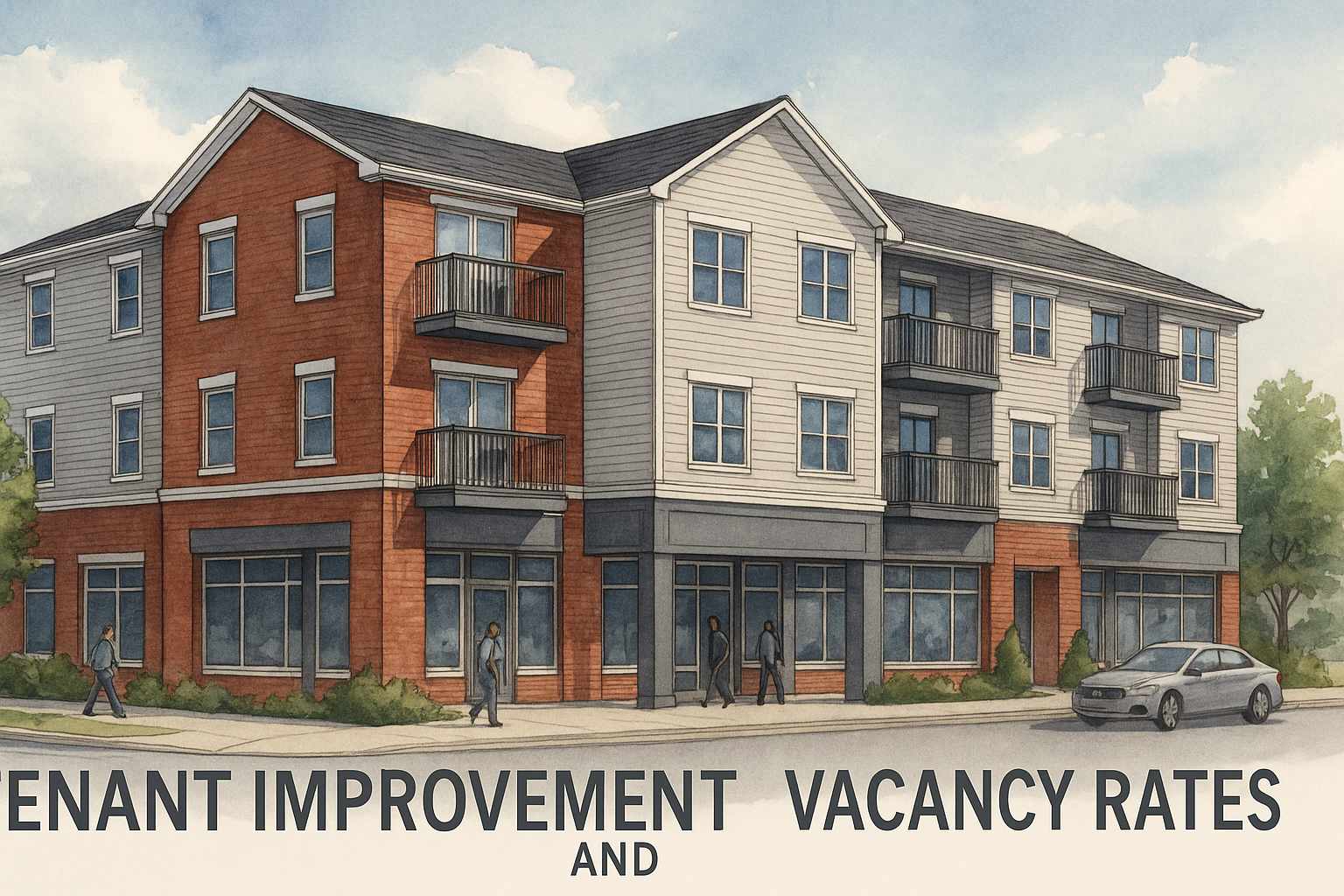 COR Mixed-Use Pro Forma: Tenant Improvement (TI), Vacancy, and Rent Bands