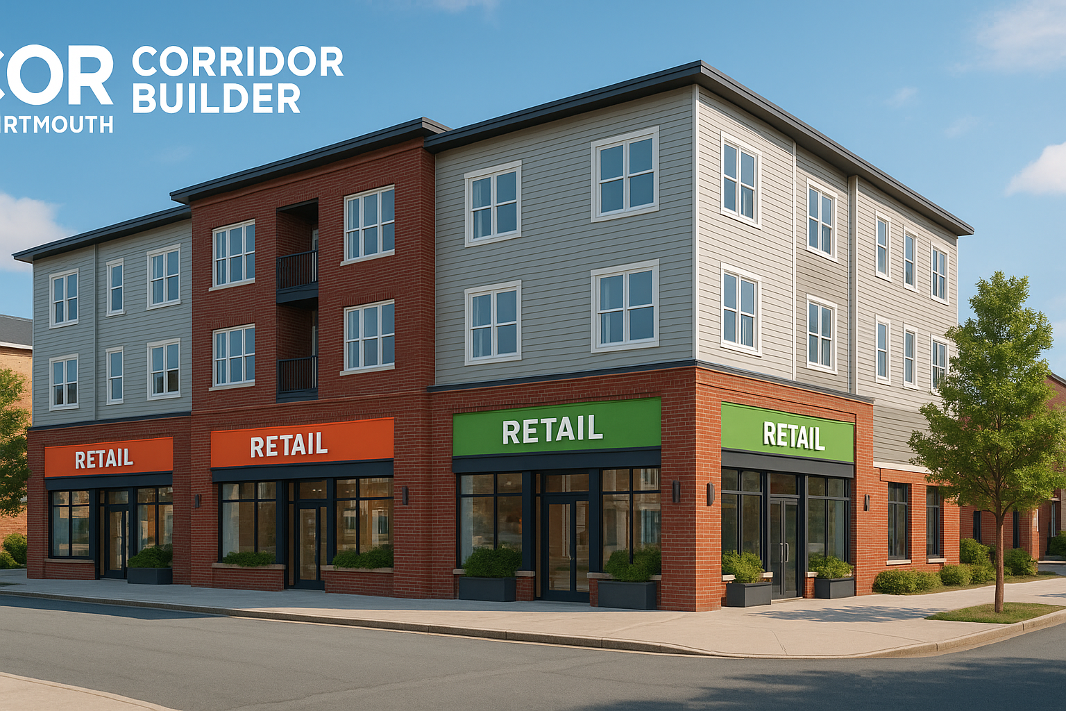 COR Corridor Builder Dartmouth: Mixed-Use Over Retail That Appraises