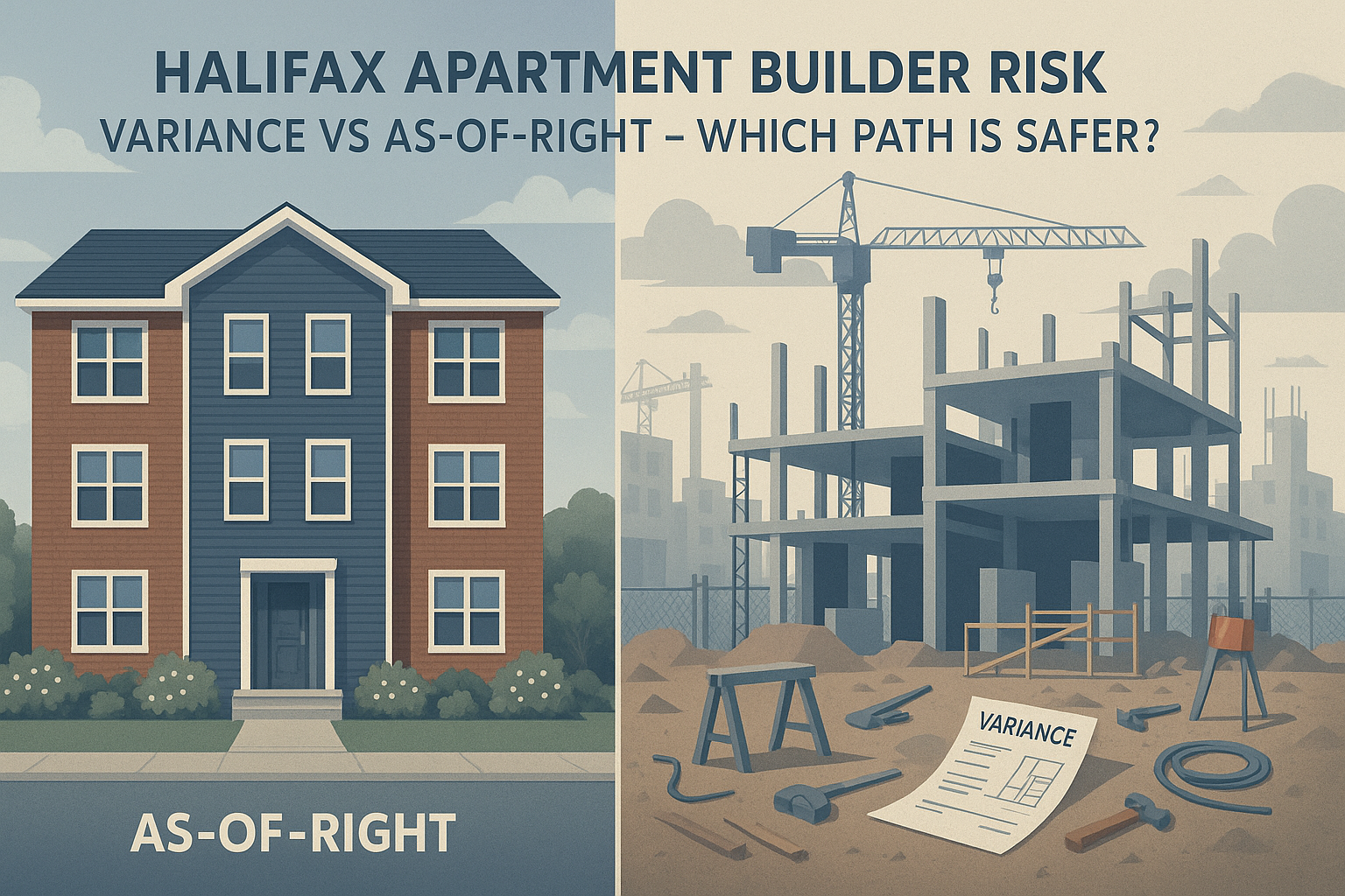Halifax Apartment Builder Risk: Variance vs As-of-Right - Which Path Is Safer?