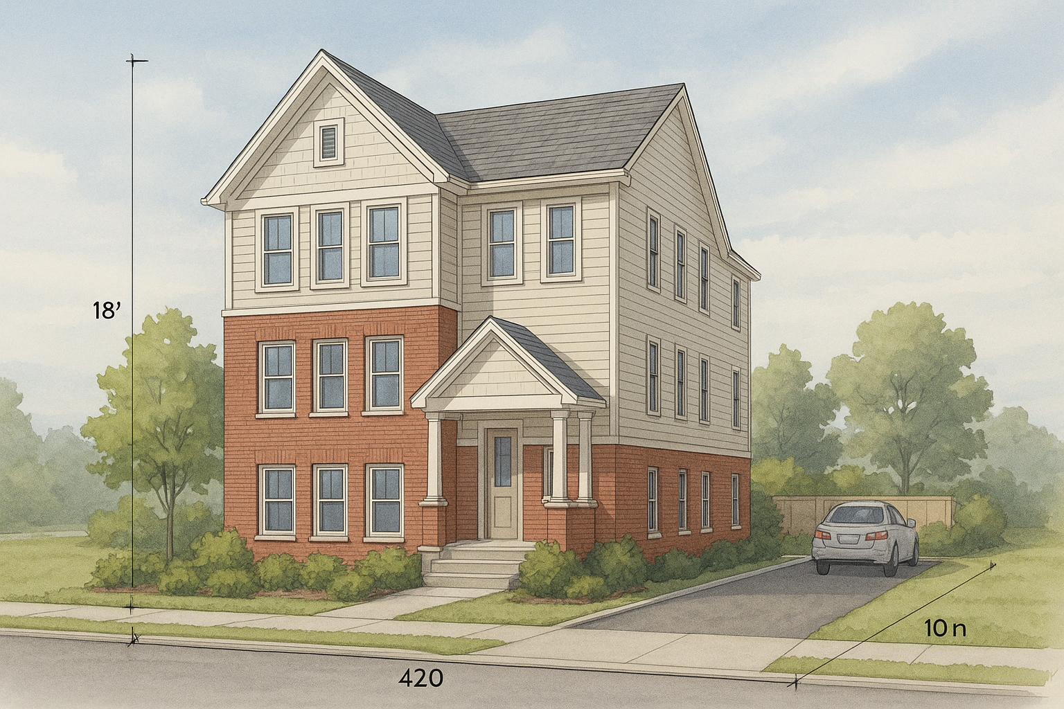 ER-3 (ER3) Builder Halifax: What Lot Width and Area Matter Most