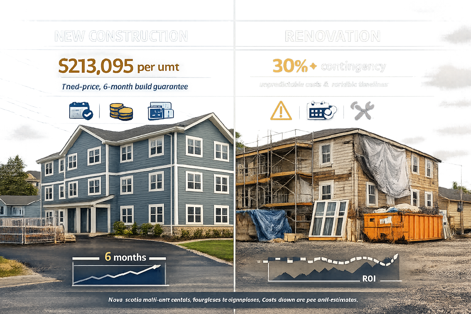 New Construction vs. Renovation: Which Path to Rental Income Makes More Financial Sense?