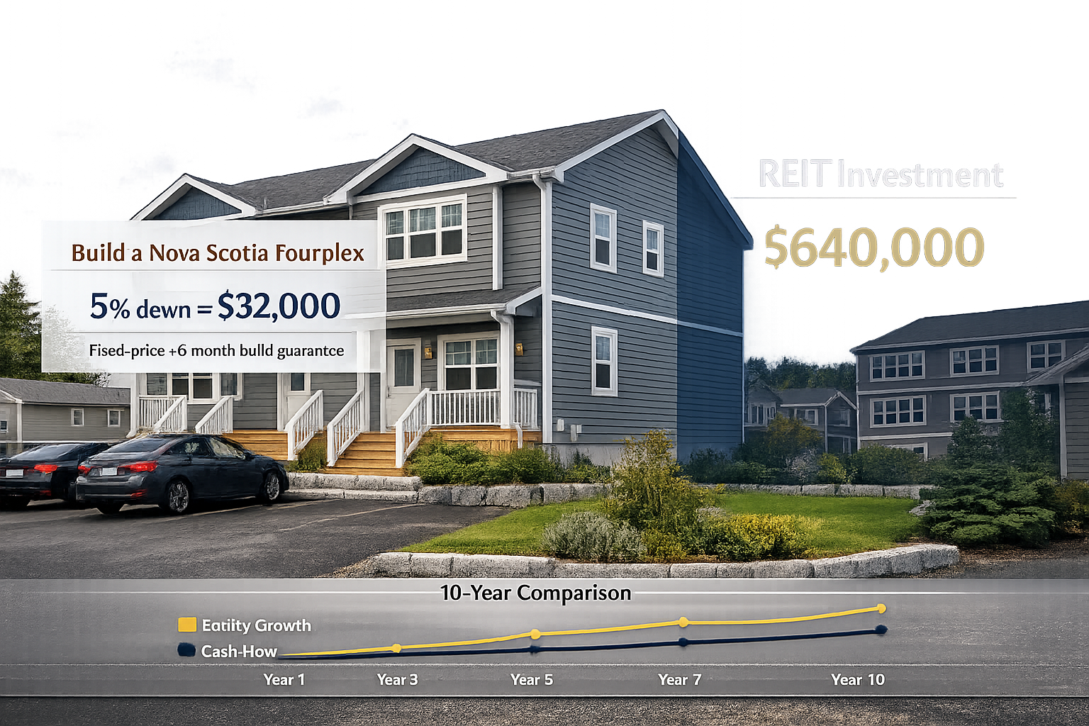 REIT Returns vs. Building Your Own Rental Property: A 10-Year Comparison