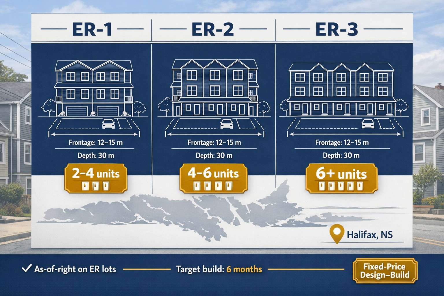 ER-1, ER-2, and ER-3 Zones Explained: What You Can Build As-of-Right in Halifax