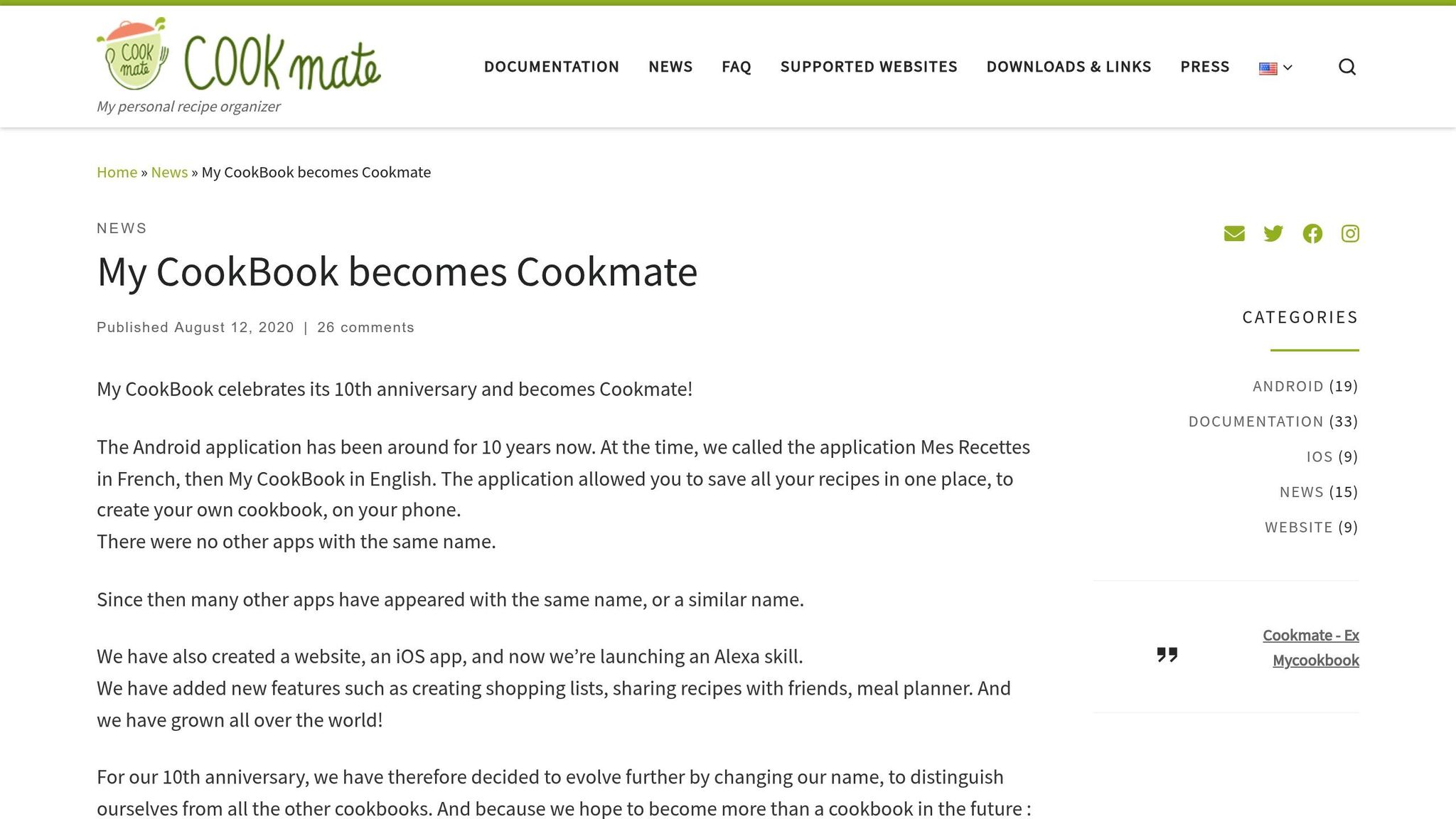 Cookmate